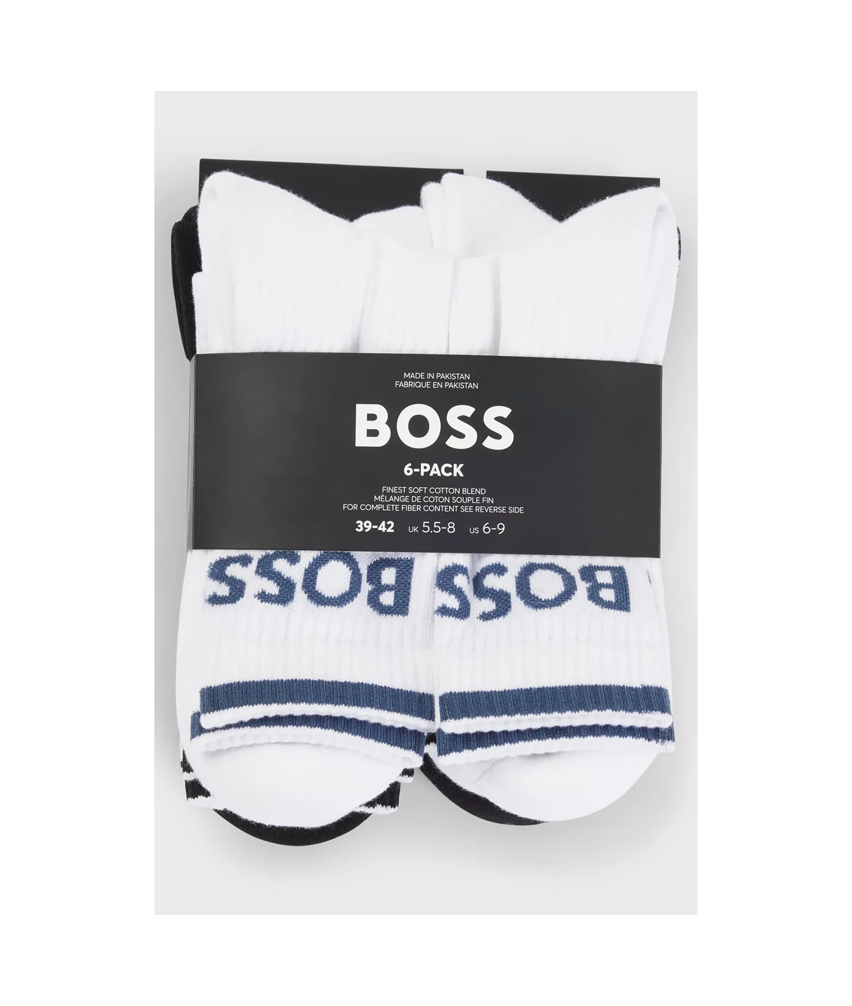 6p QS Stripe CC Socks - Multi