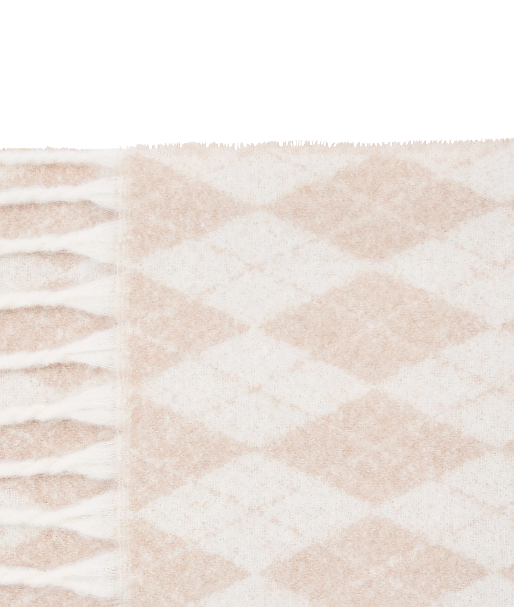 Supersoft Diamond Check Scarf - Image 3