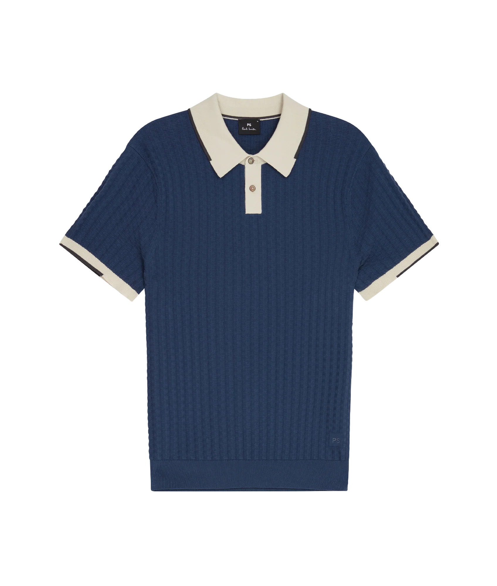 Sweater Ss Polo - Indigo