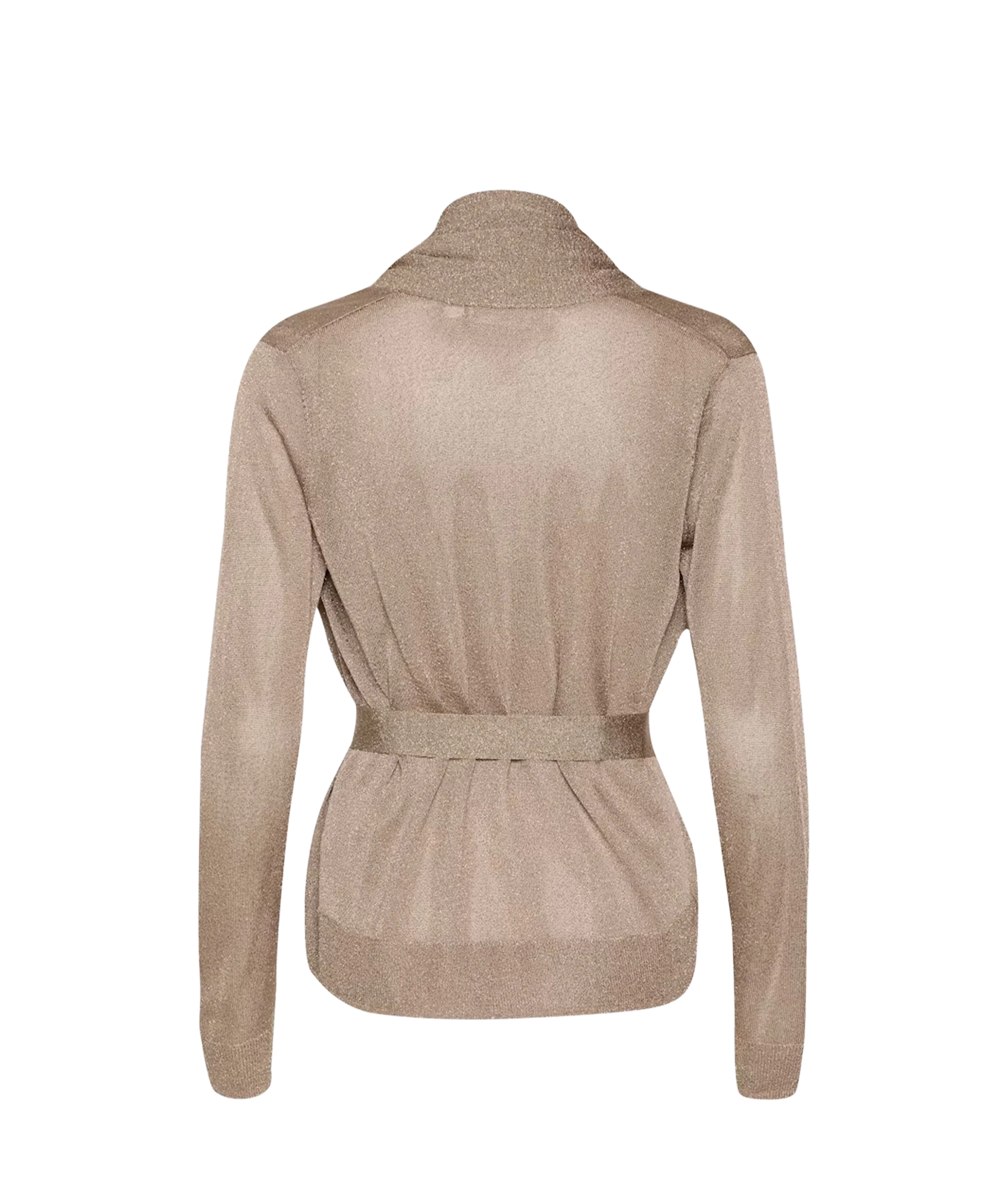 Thaniiw Short Cardigan - Dull Gold - Image 2