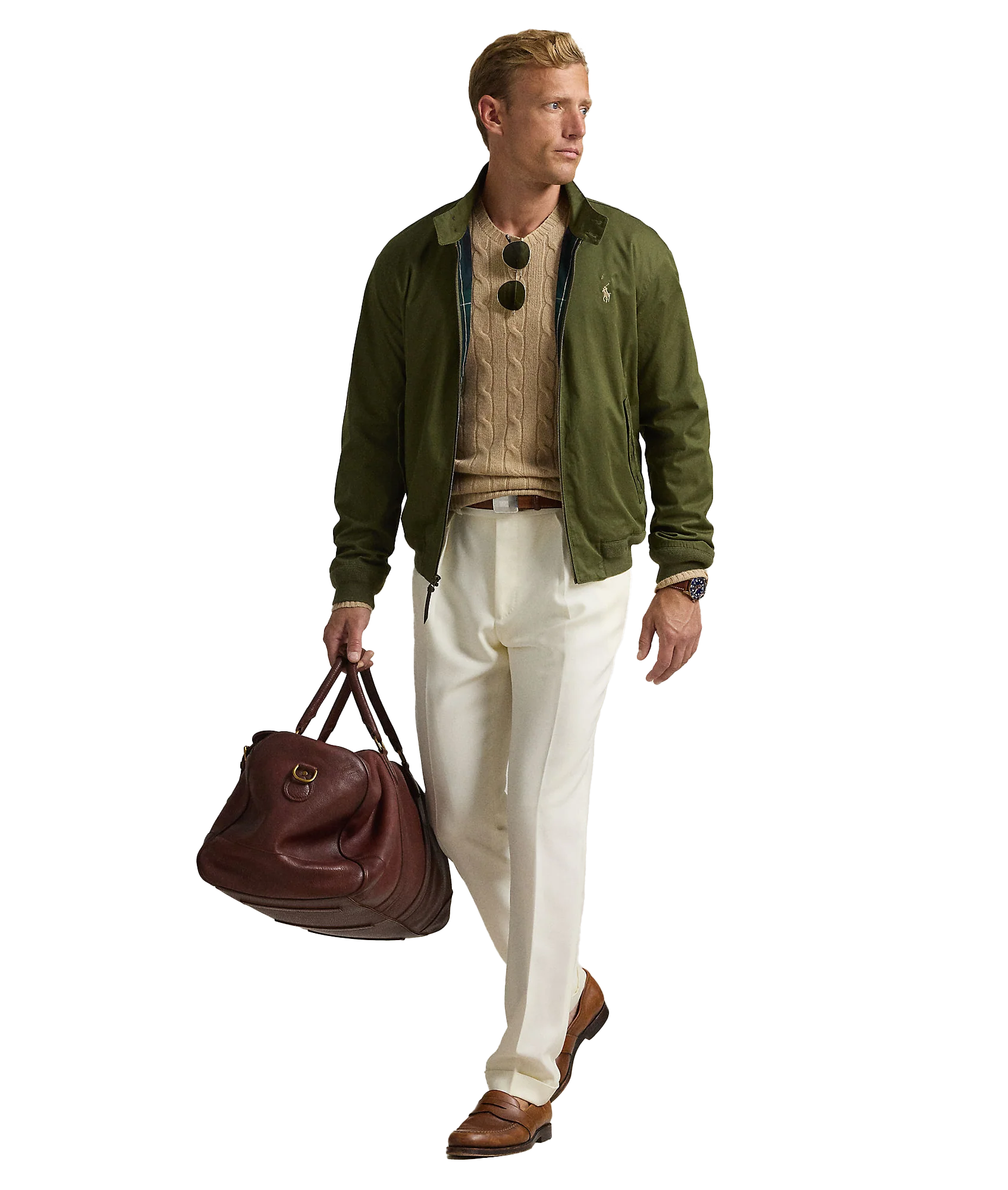 The Bedford Twill Jacket - Green - Image 3