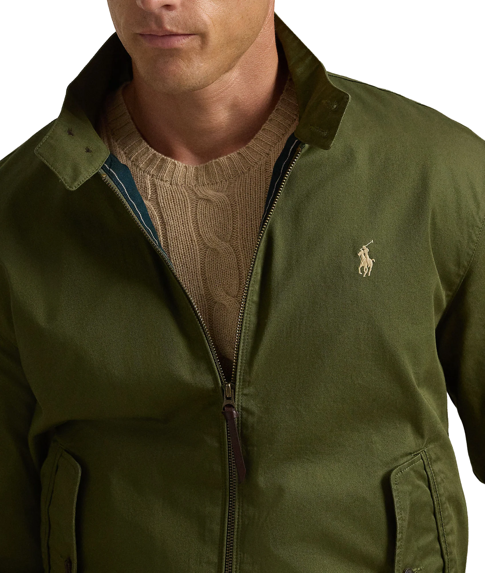 The Bedford Twill Jacket - Green - Image 5
