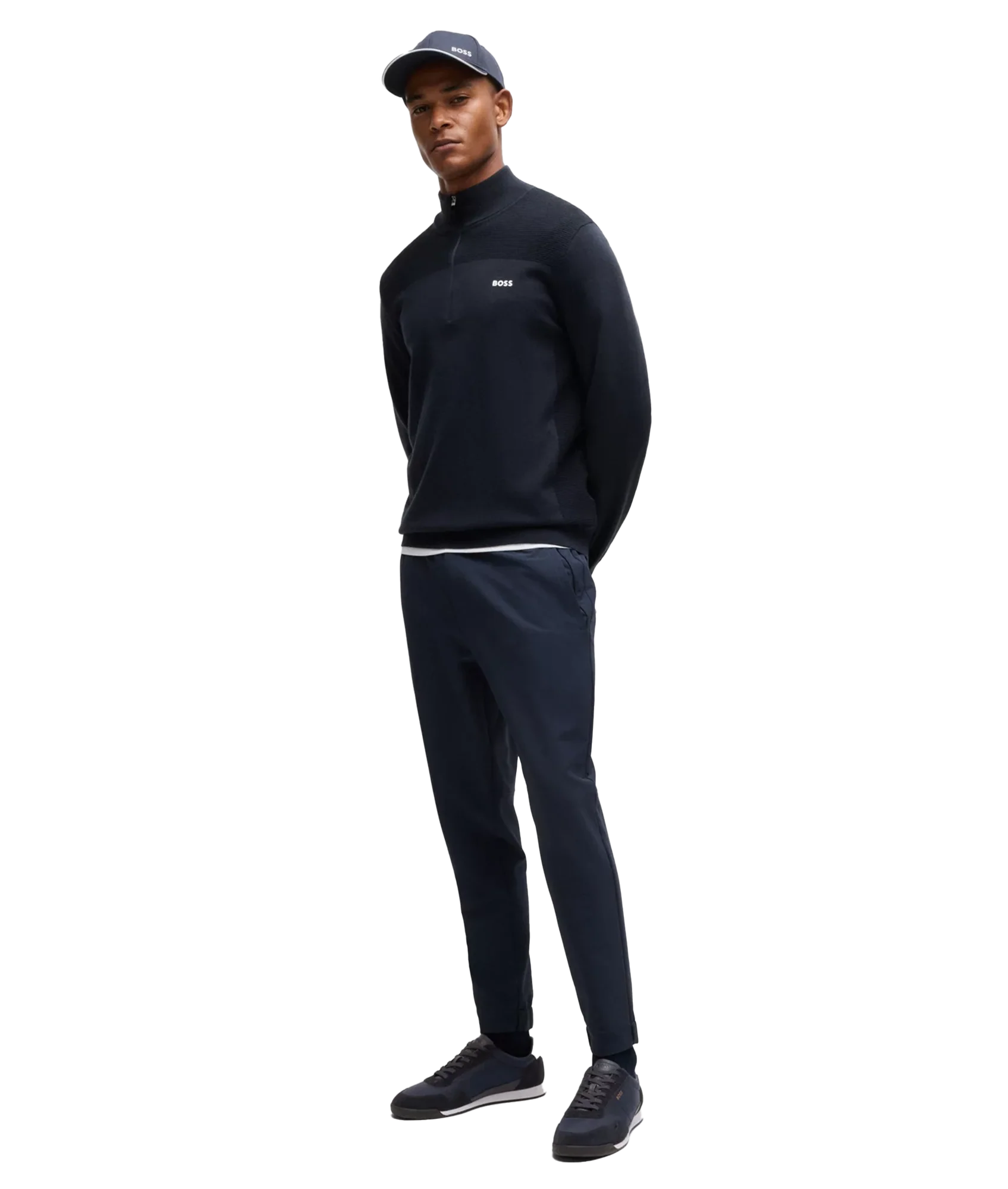 Titanium Trainers - Navy - Image 5