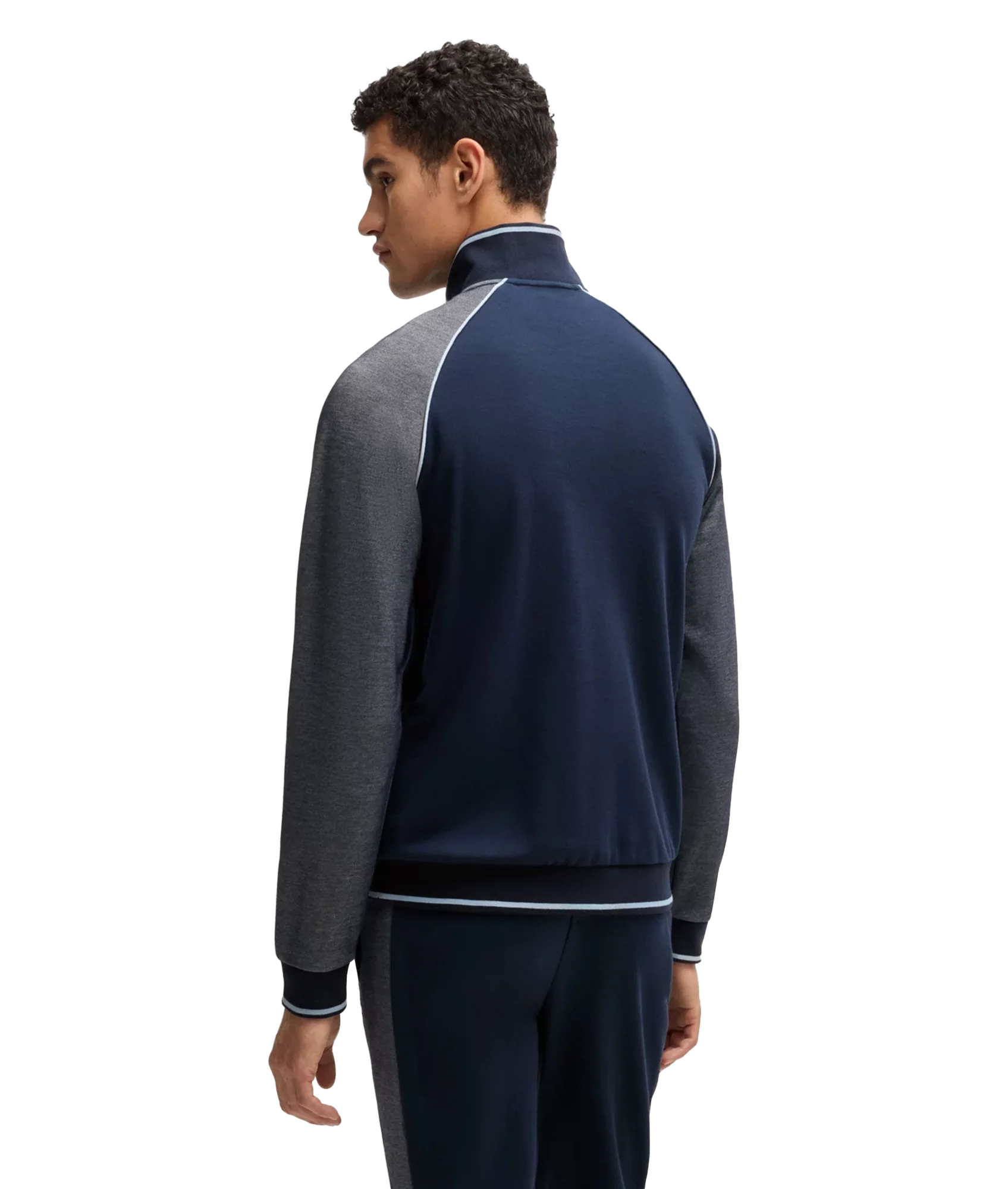 Tracksuit 1/4 Jacket - Navy - Image 4