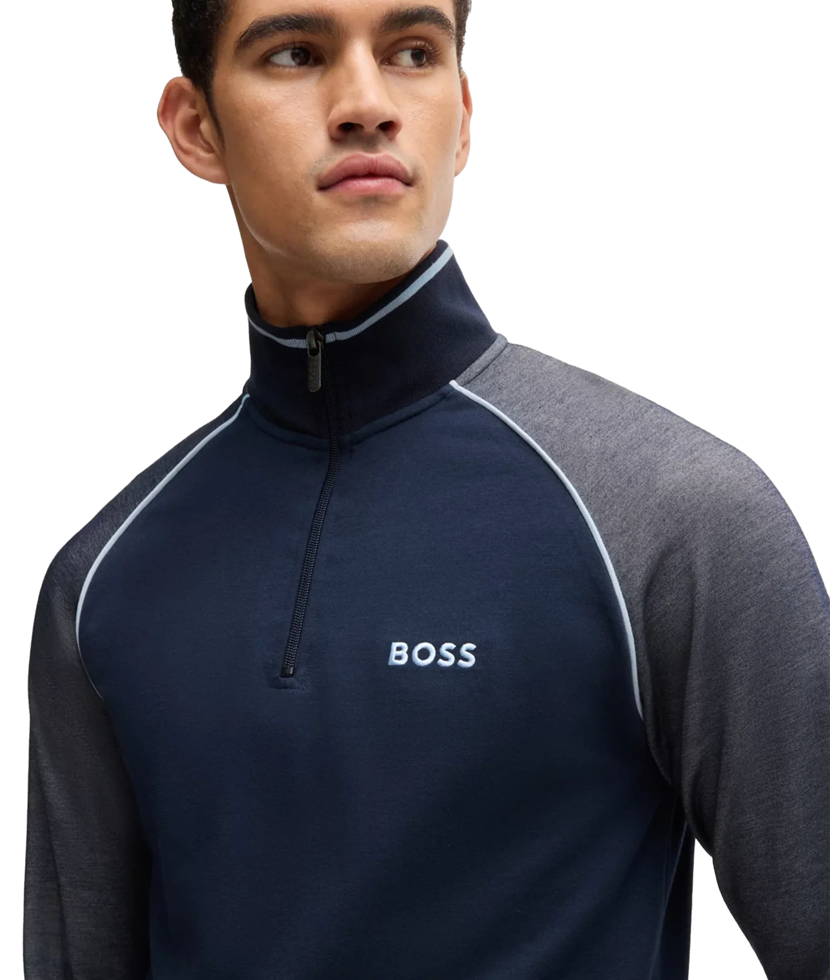 Tracksuit 1/4 Jacket - Navy - Image 5