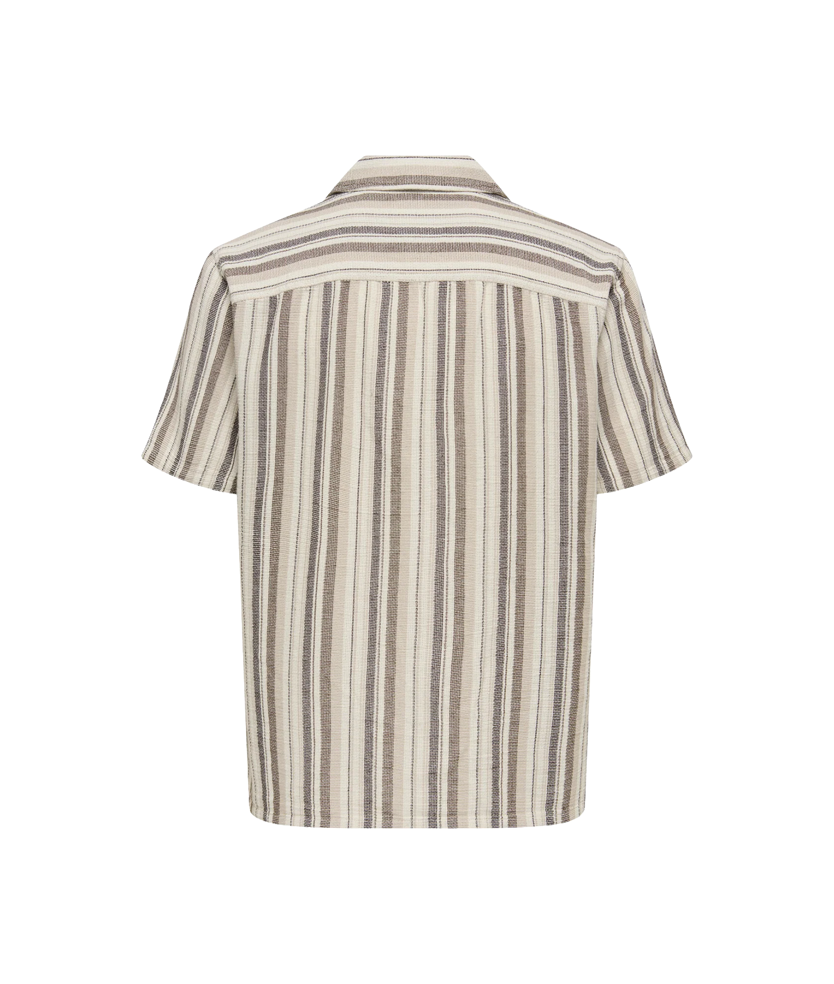 Trev Life Reg Stripe Ss Shirt - White - Image 2