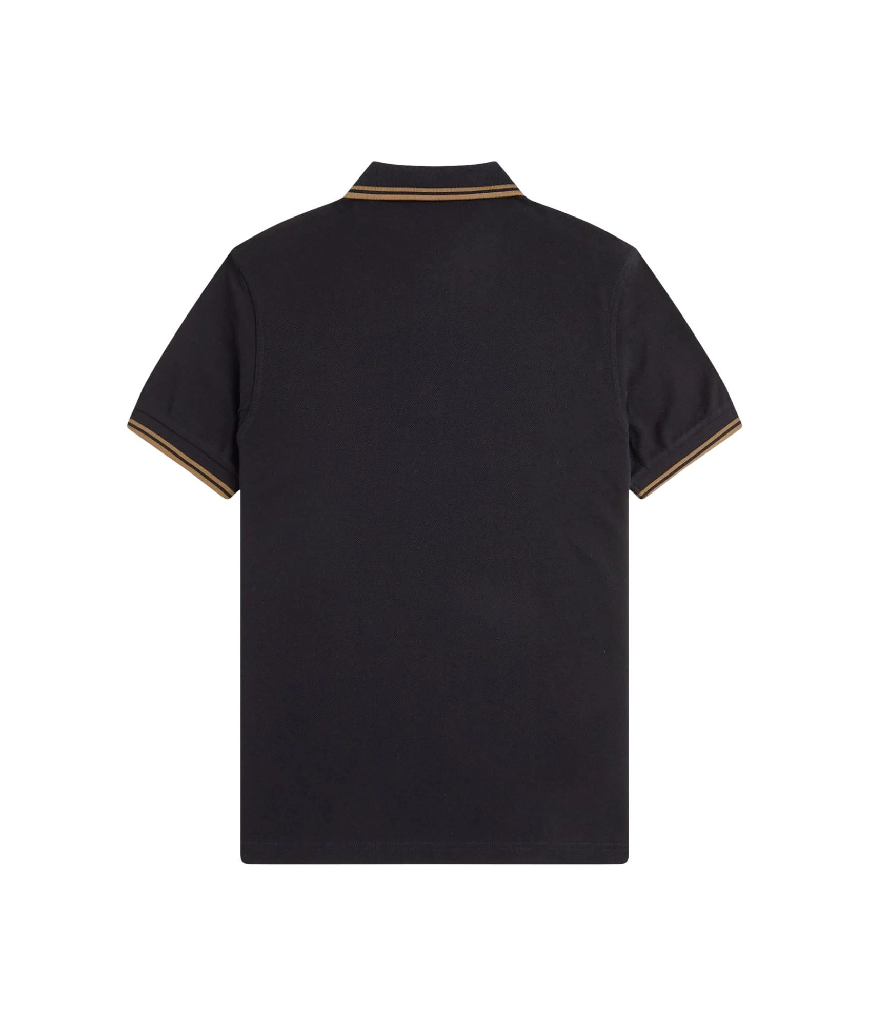 Twin Tipped Fred Perry Shirt - Black - Image 2