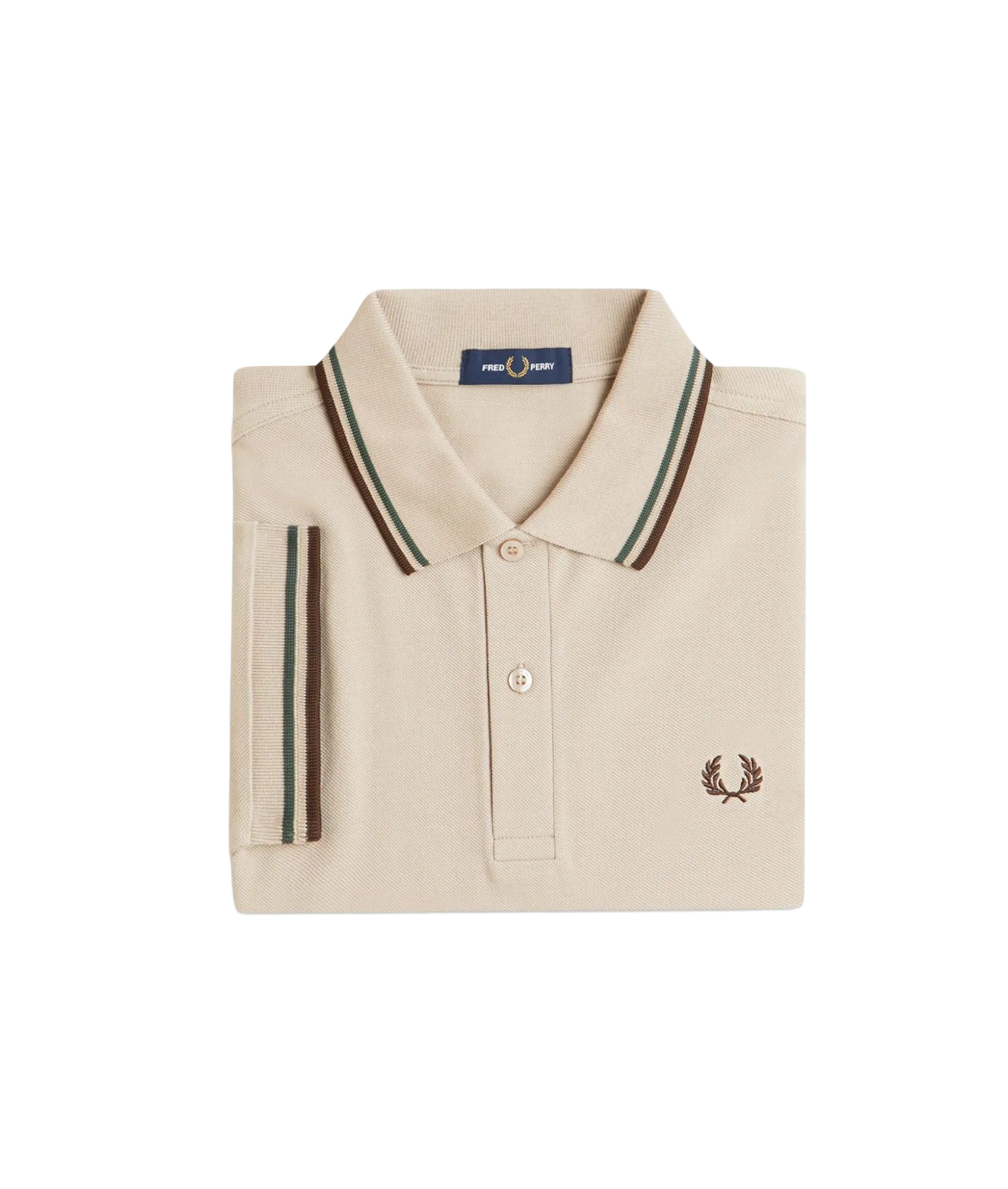 Twin Tipped Fred Perry Shirt - Wrmot/Crtgr/Btob - Image 6