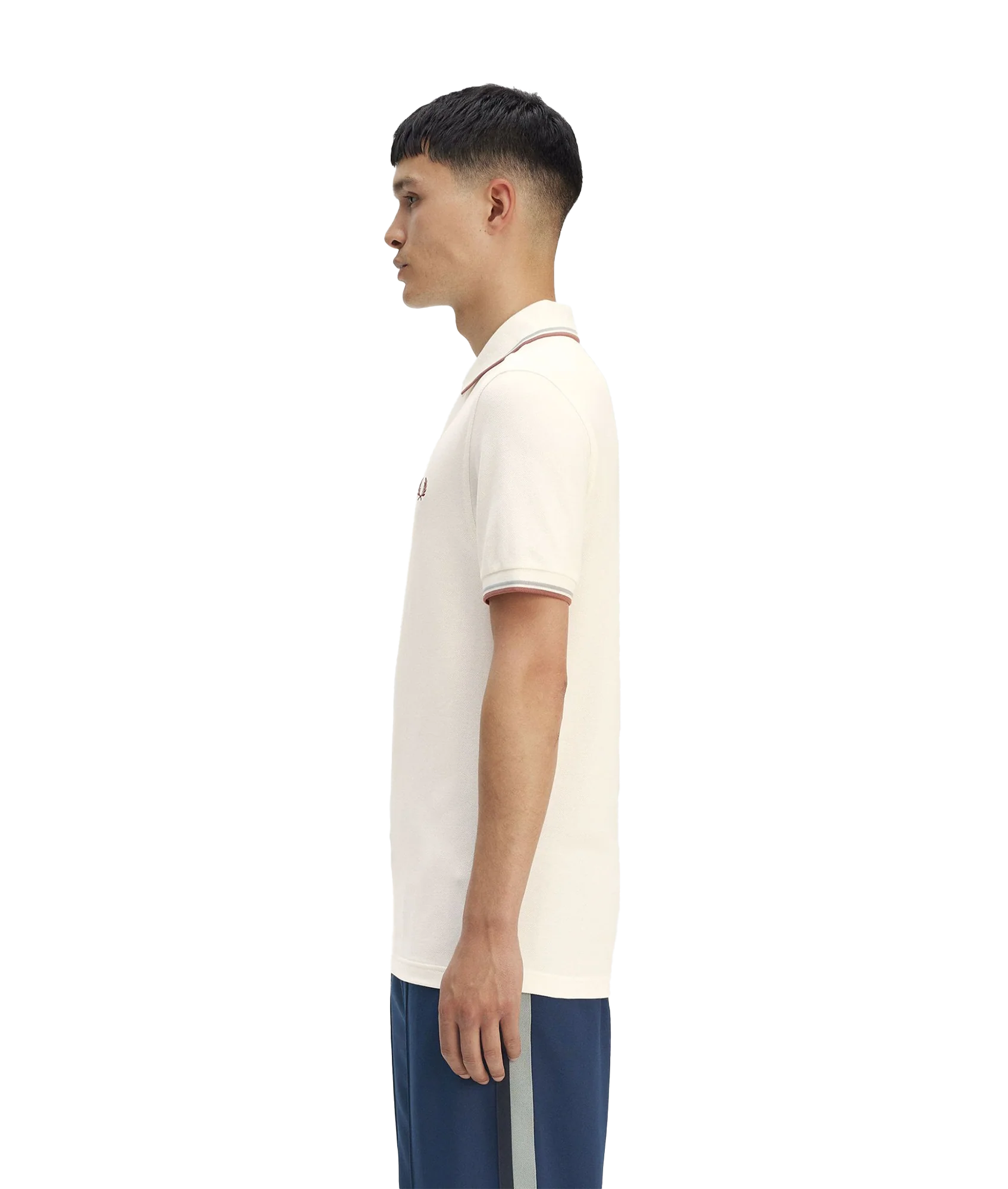Twin Tipped Polo  - Cream - Image 4