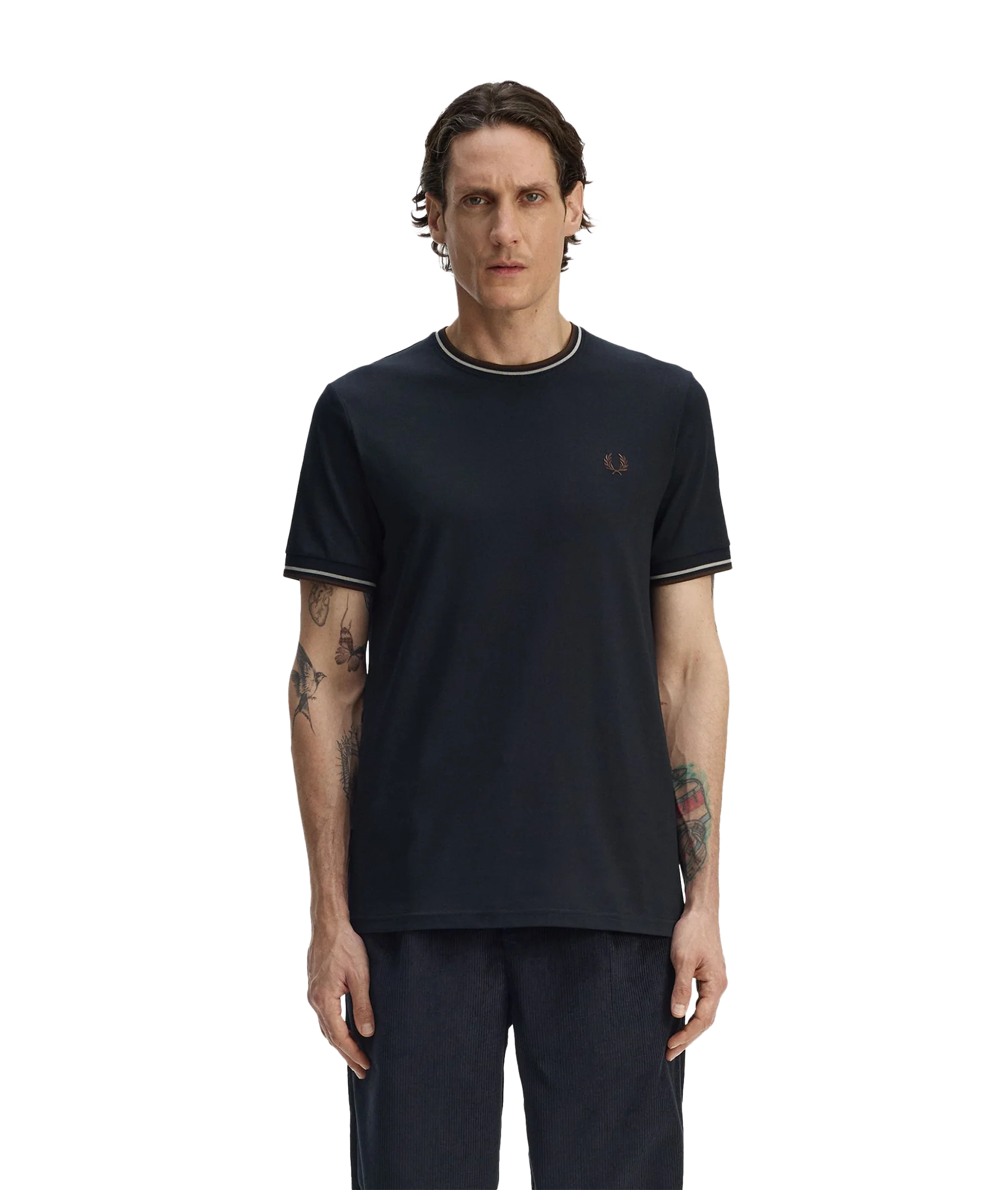 Twin Tipped T-Shirt - Navy/Woat/Bntob - Image 3