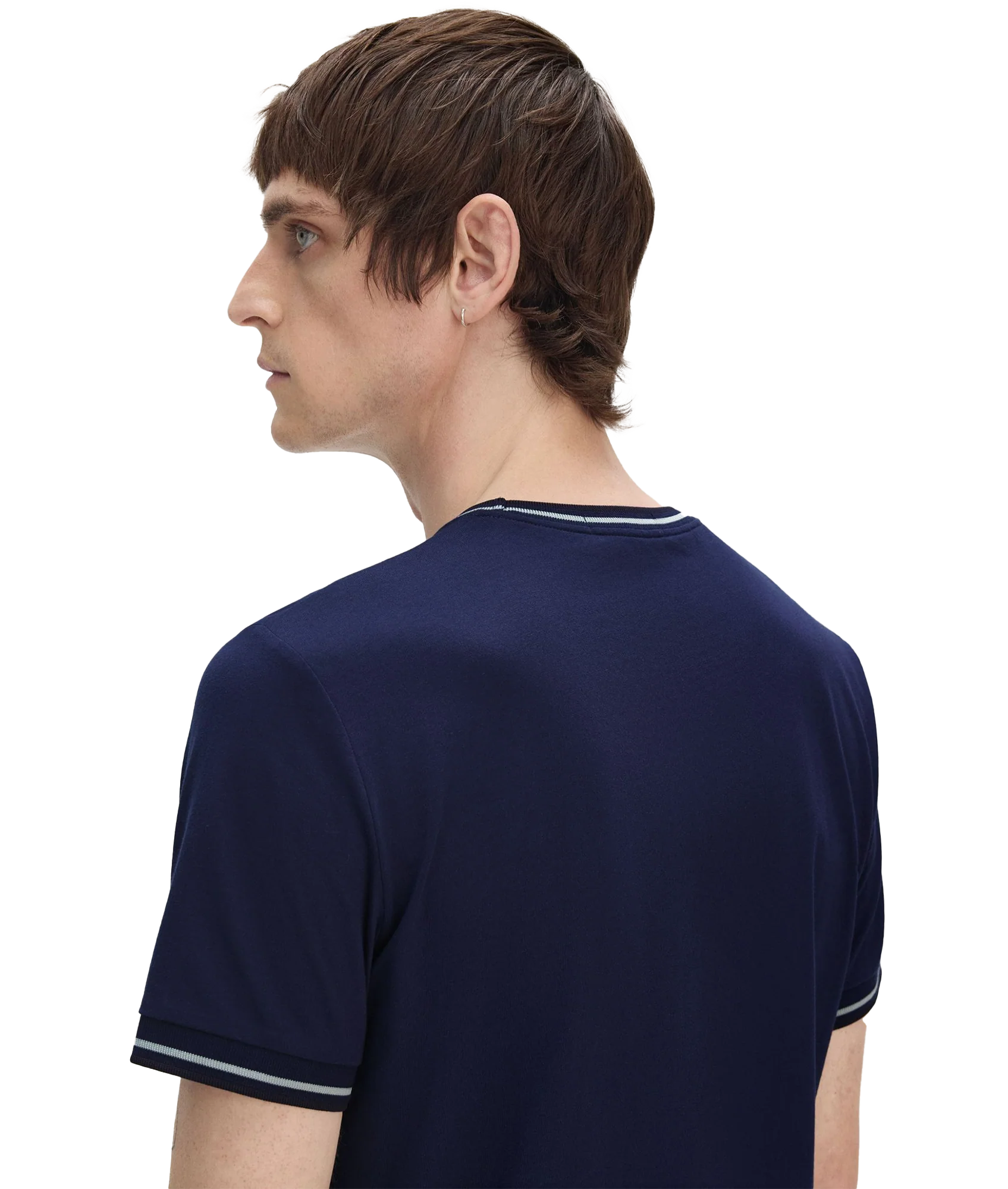 Twin Tipped Tee - Navy - Image 6