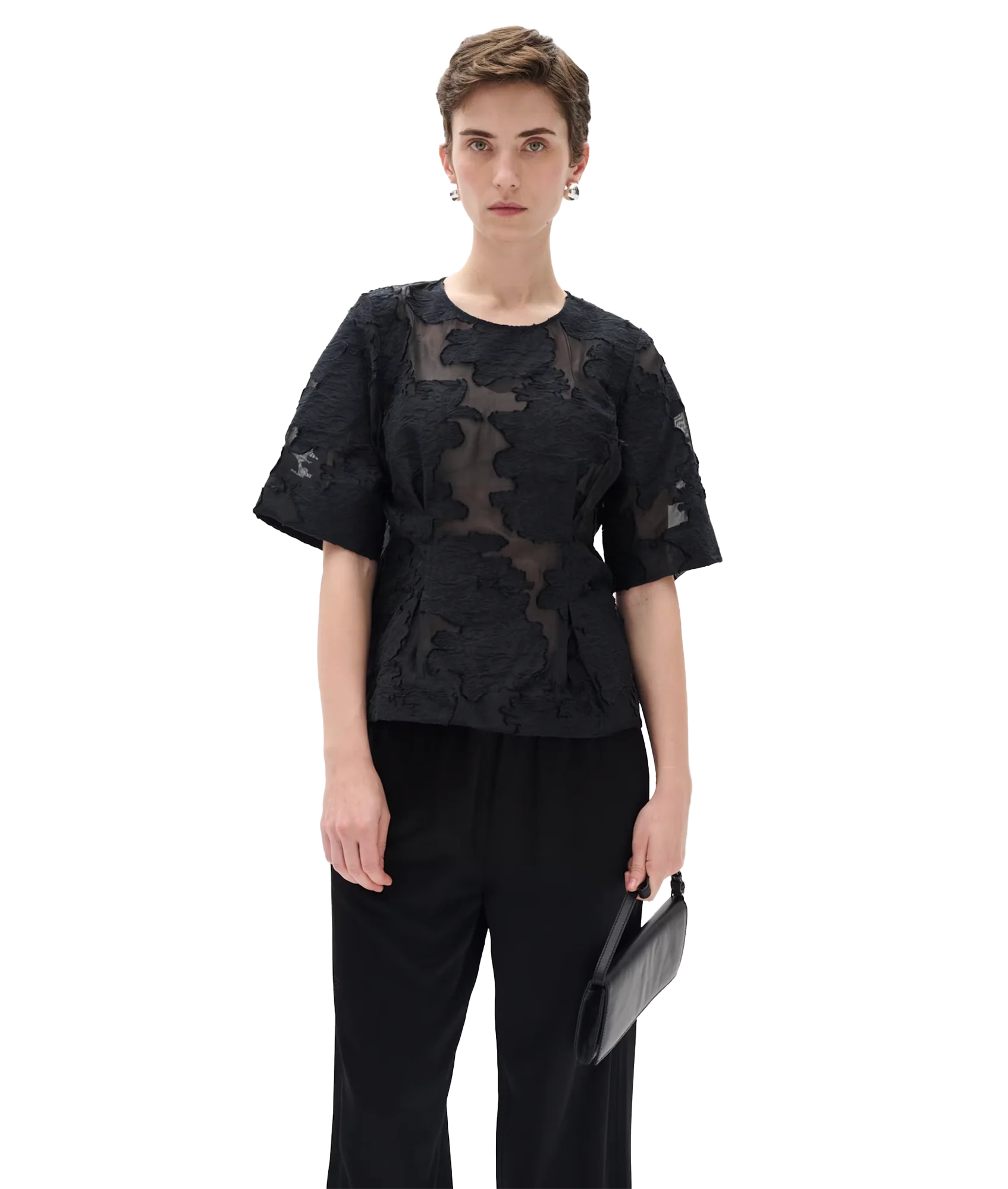 VestalW Top - Black - Image 3