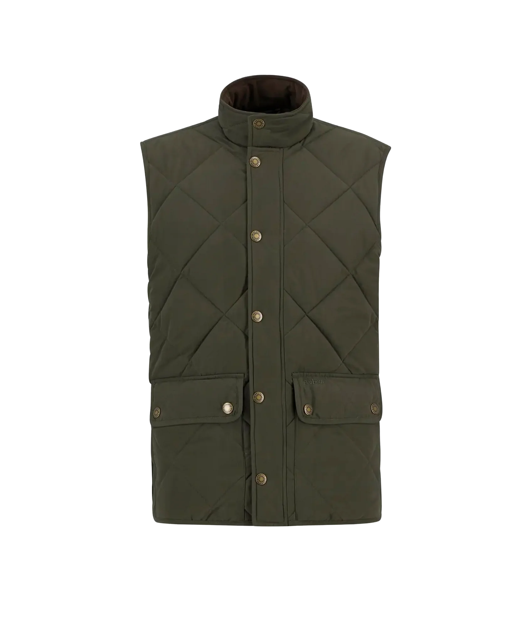 Winter Lowerdale Quilted Gilet - Dark Olive