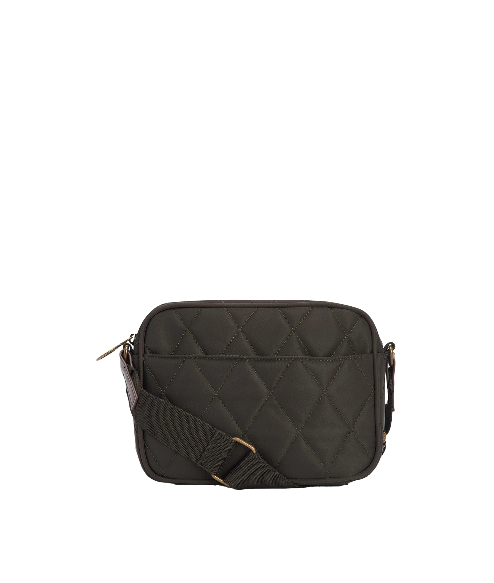 Quilted Cross Body Bag - Green - Image 2