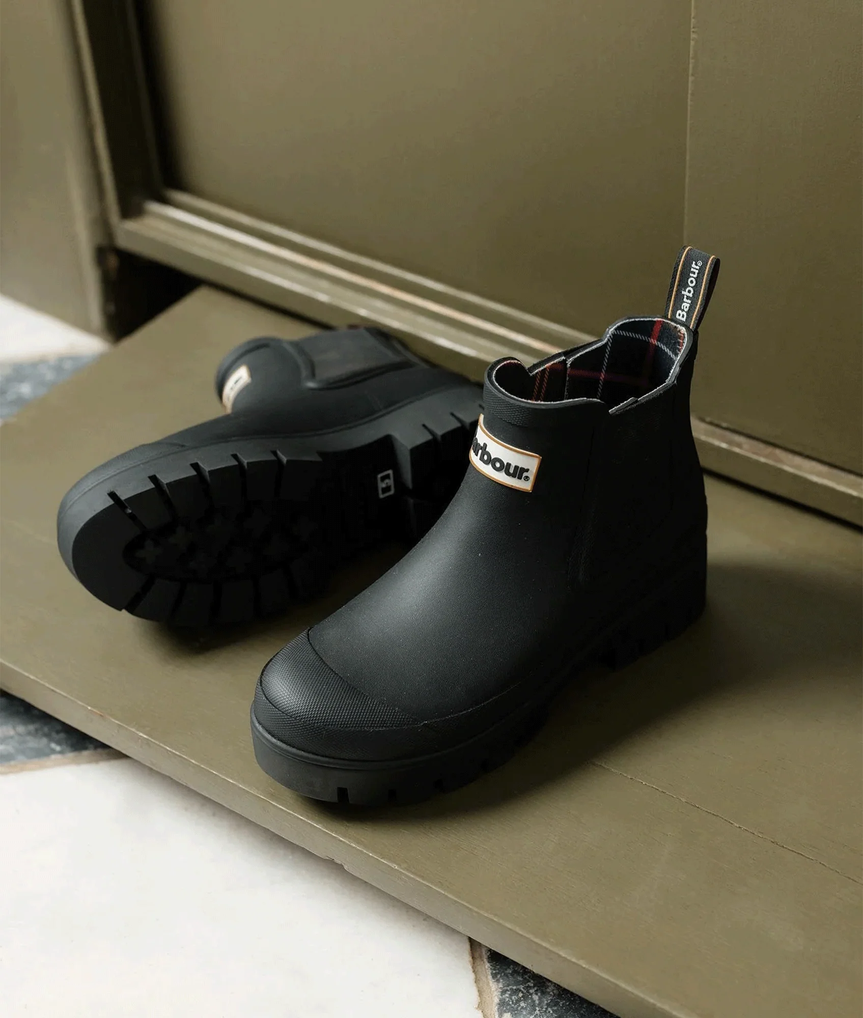 Halton Ankle Wellingtons - Black - Image 6