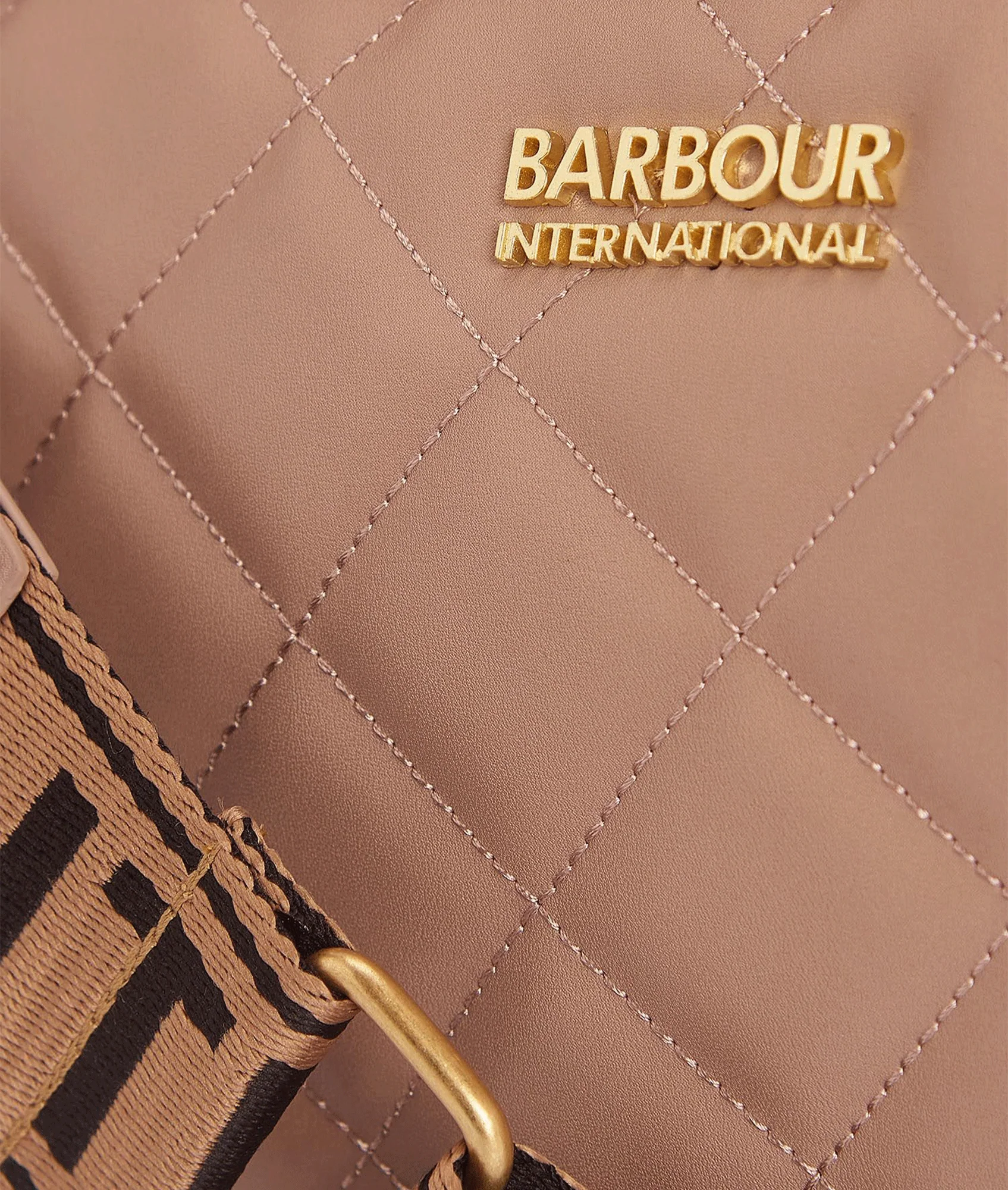 Sloane Quilted Crossbody Bag - Beige - Image 10