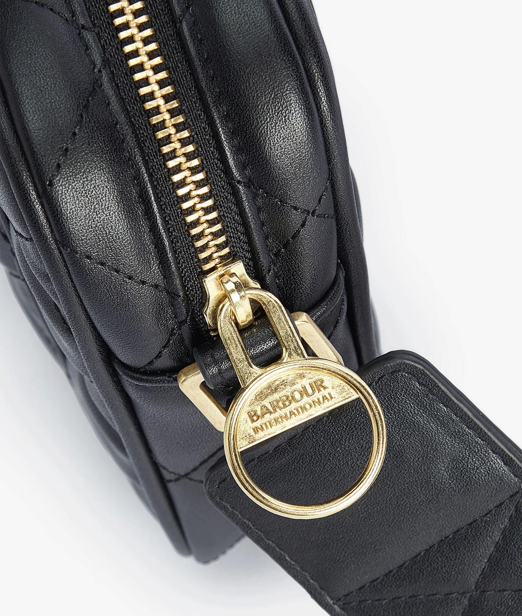Sloane Quilted Crossbody Bag - Black - Image 6