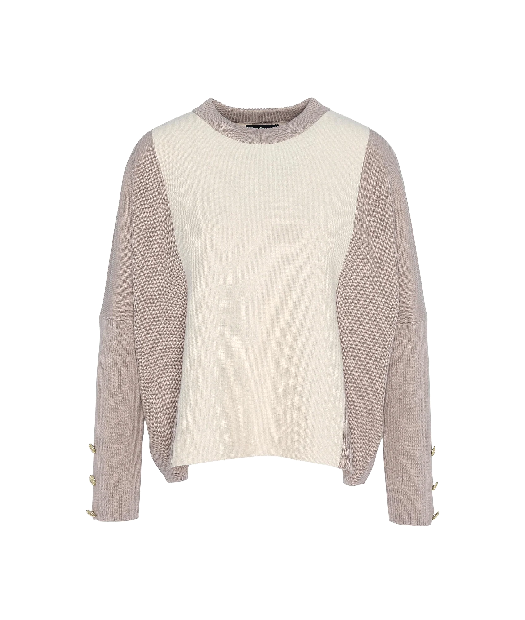 Hamilton Crew Neck Jumper - Beige