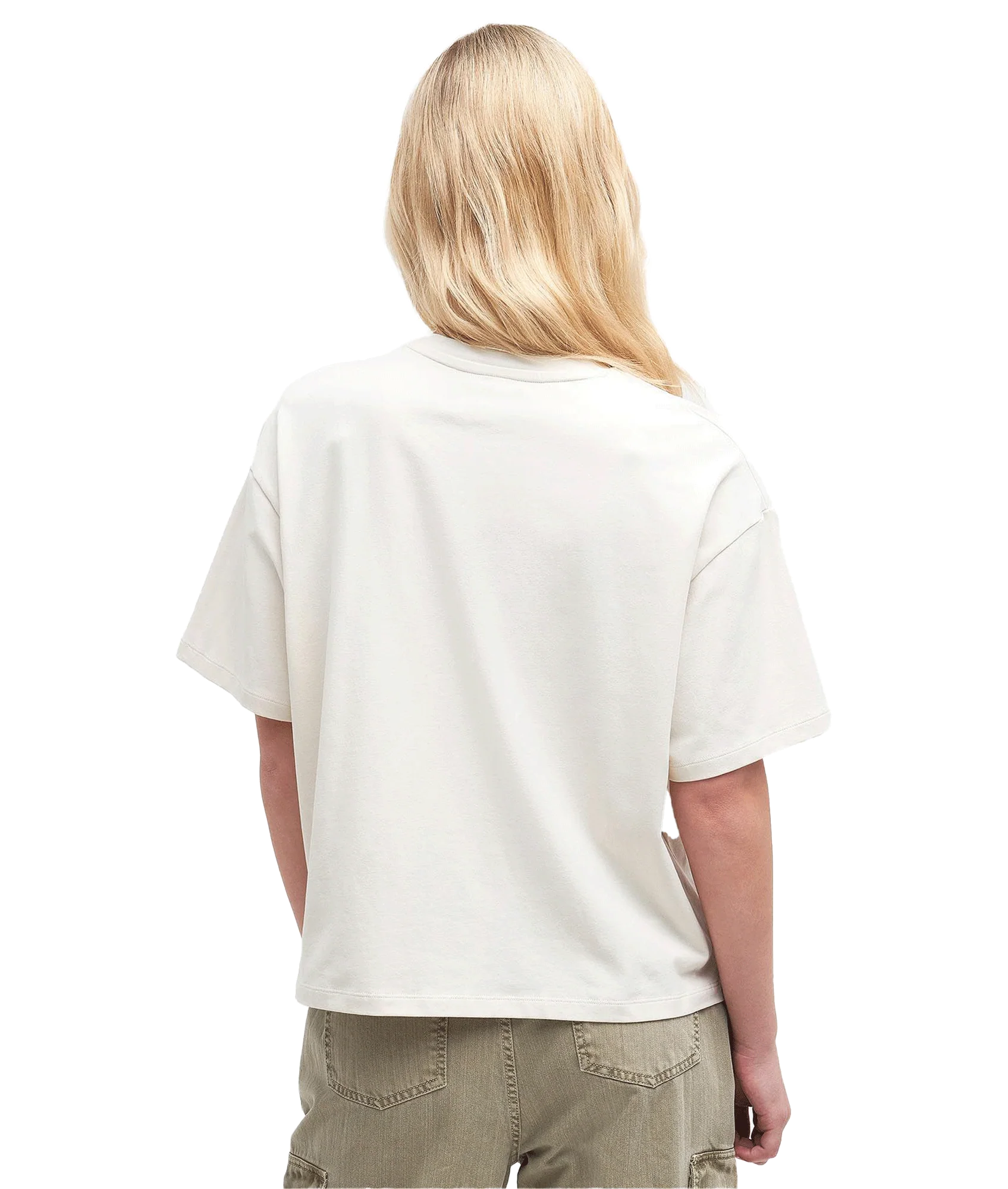 Carla Logo T-Shirt - Cream - Image 3