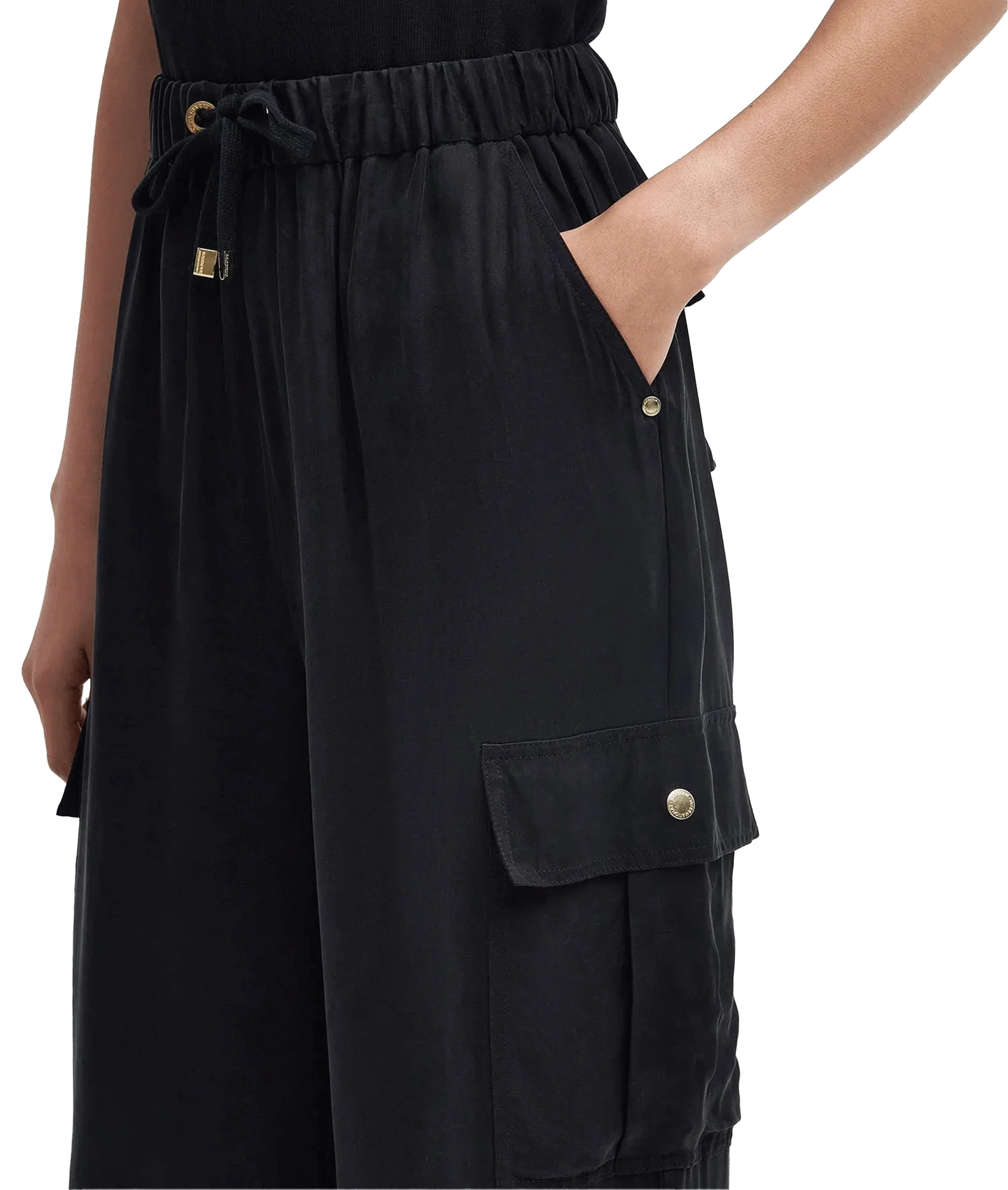 Williams Parachute Trousers - Black - Image 3