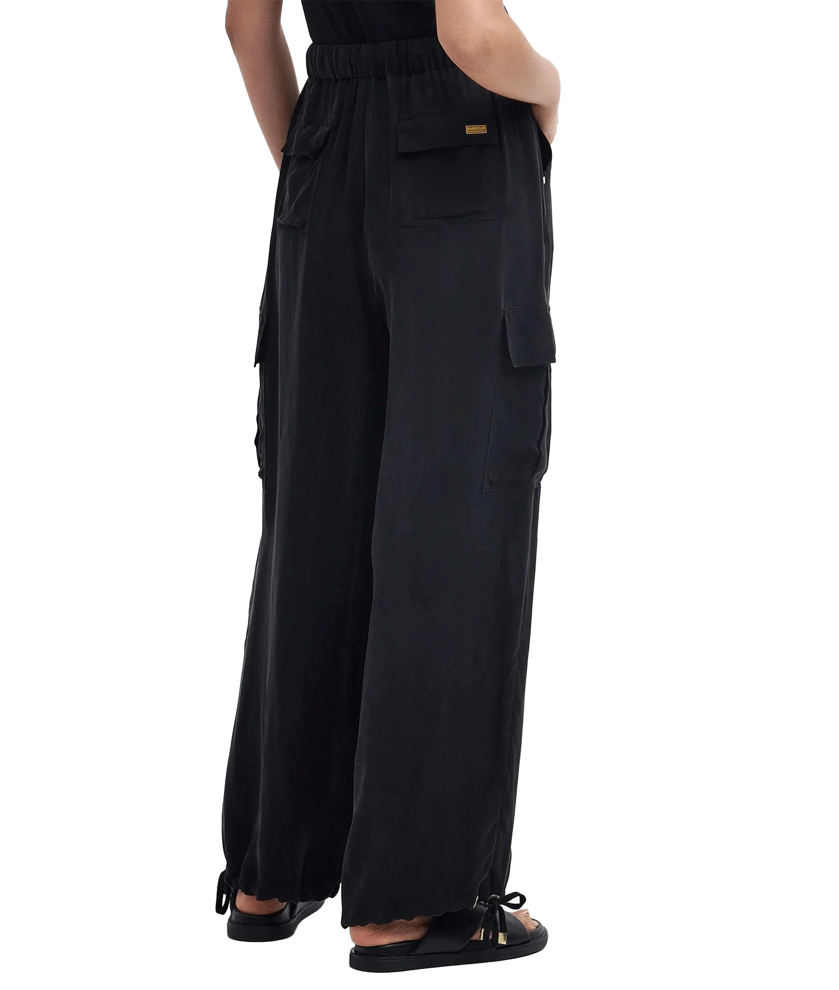 Williams Parachute Trousers - Black - Image 5