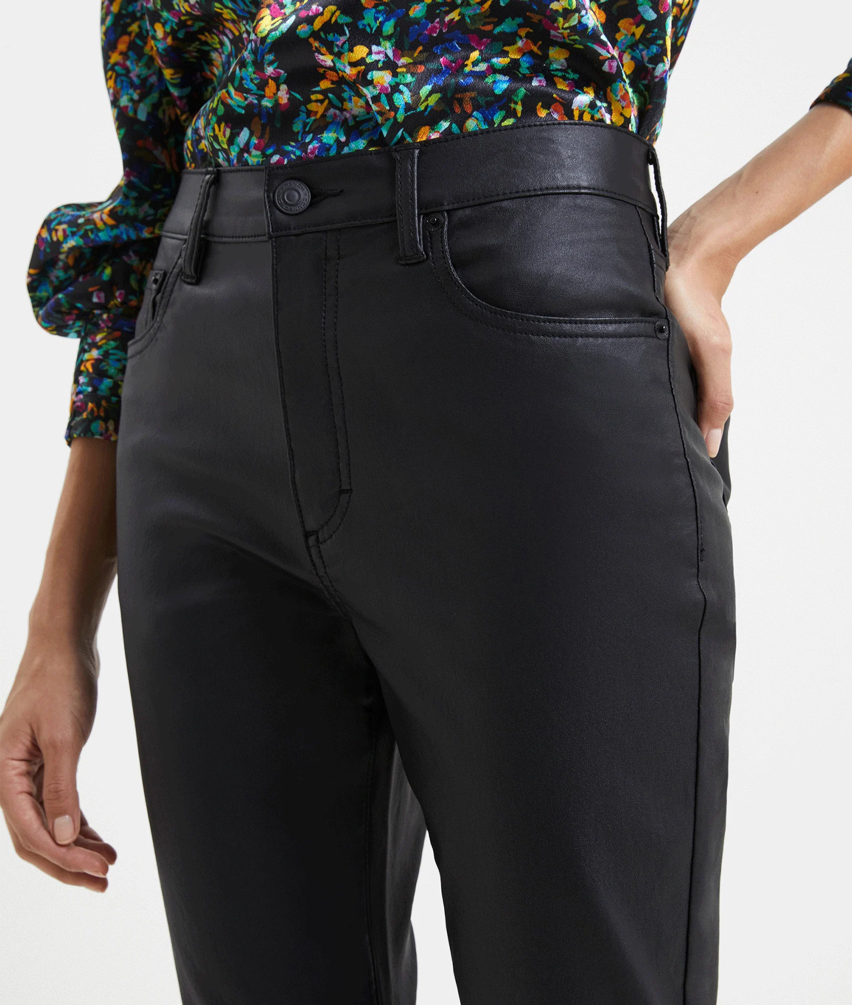 Gloss Straight Leg Jeans - Blackout - Image 3