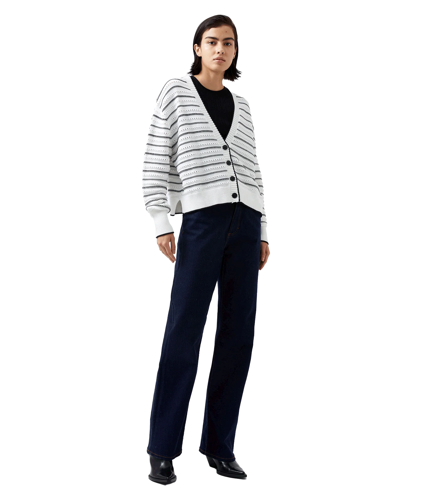 Oskie Long Sleeve Cardigan - Multi - Image 2