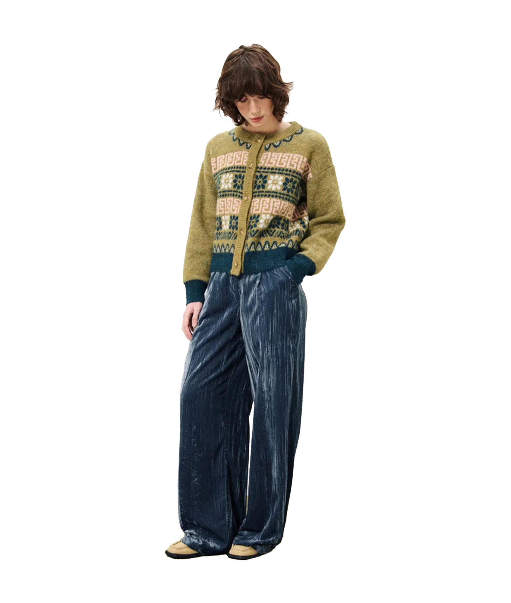 Megane Cardigan - Green - Image 3