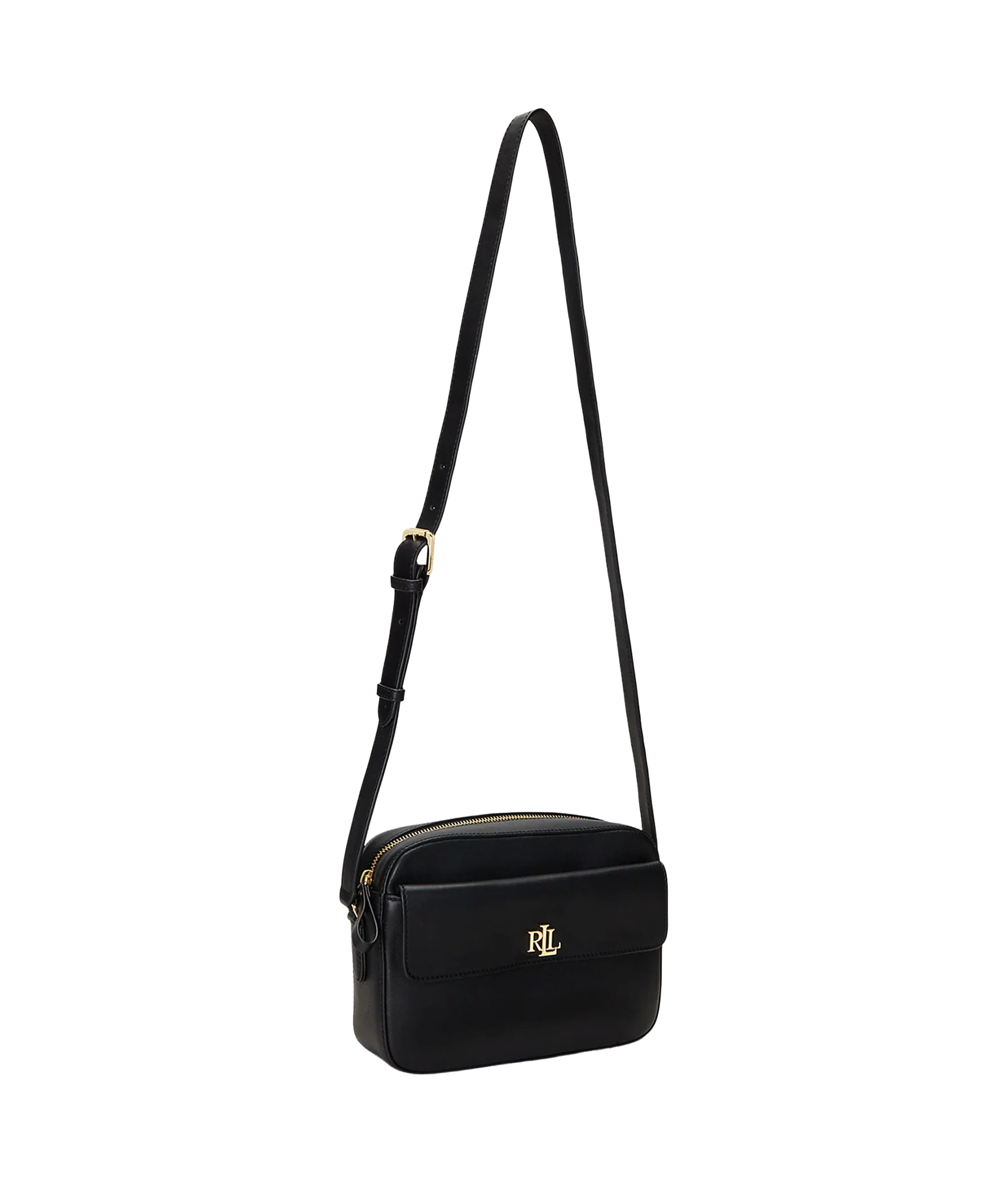 Leather Medium Marcy Camera Bag - Black - Image 2