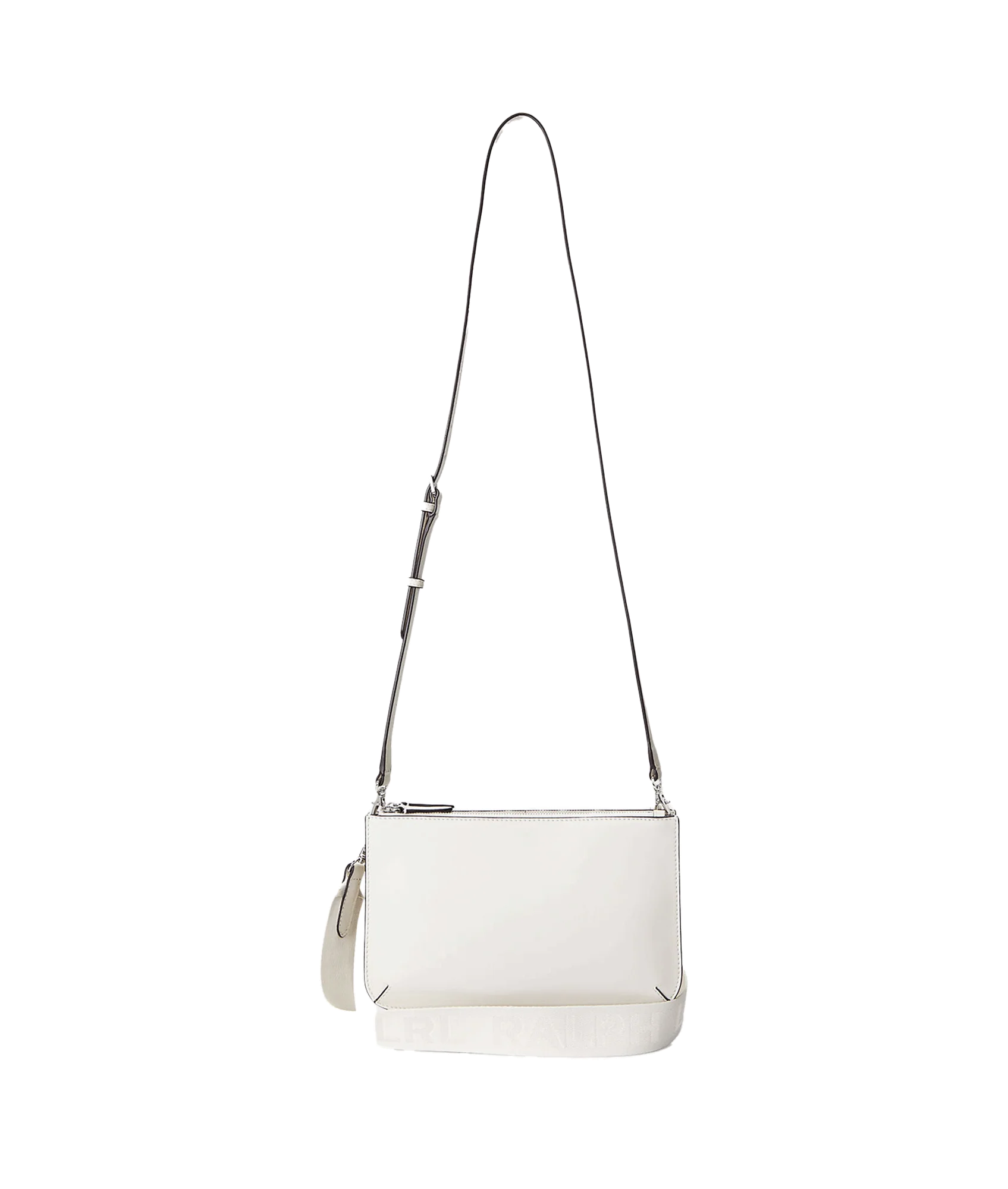 Leather Medium Landyn Crossbody Bag - White - Image 2