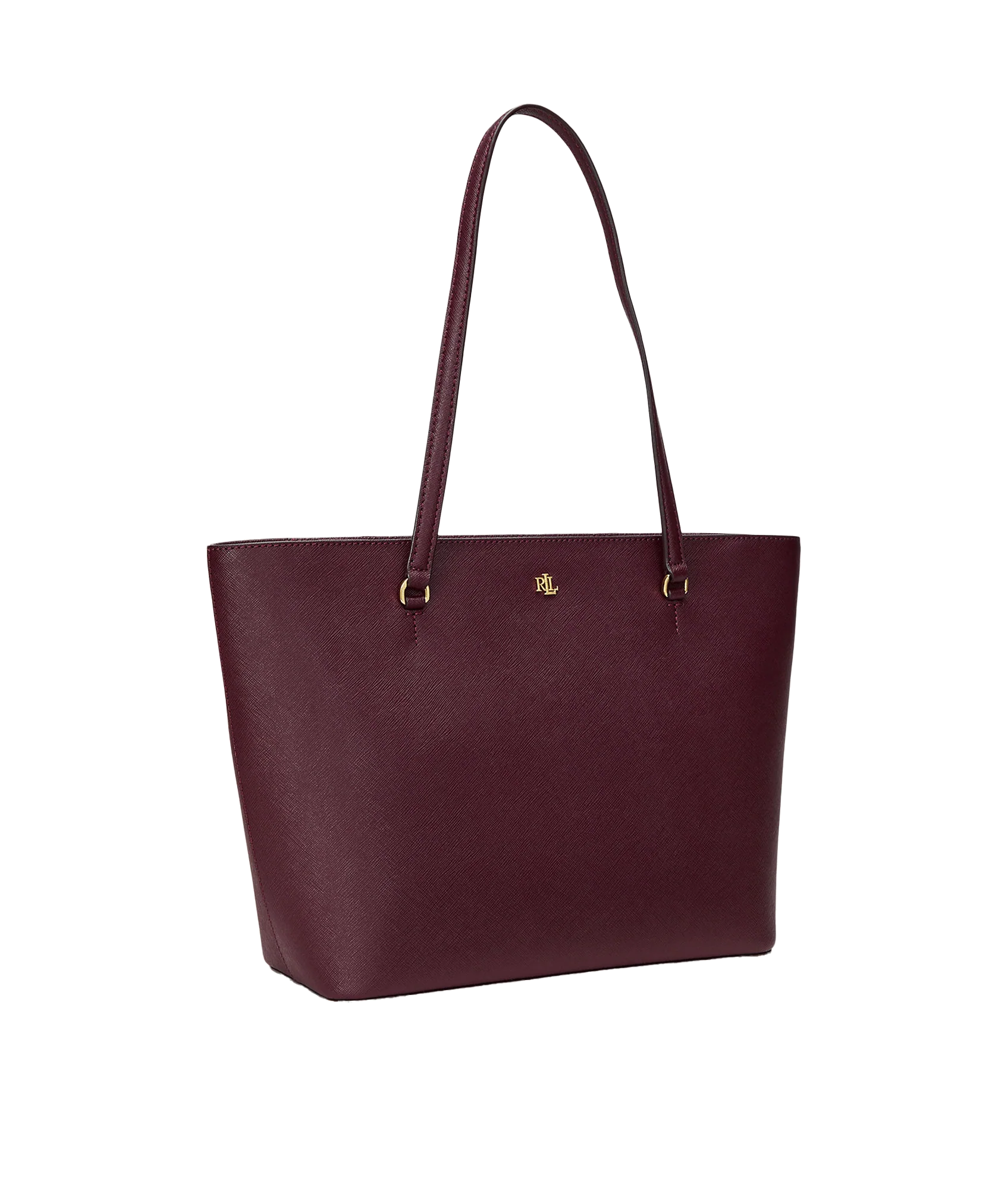 Crosshatch Leather Medium Karly Tote - Red - Image 2