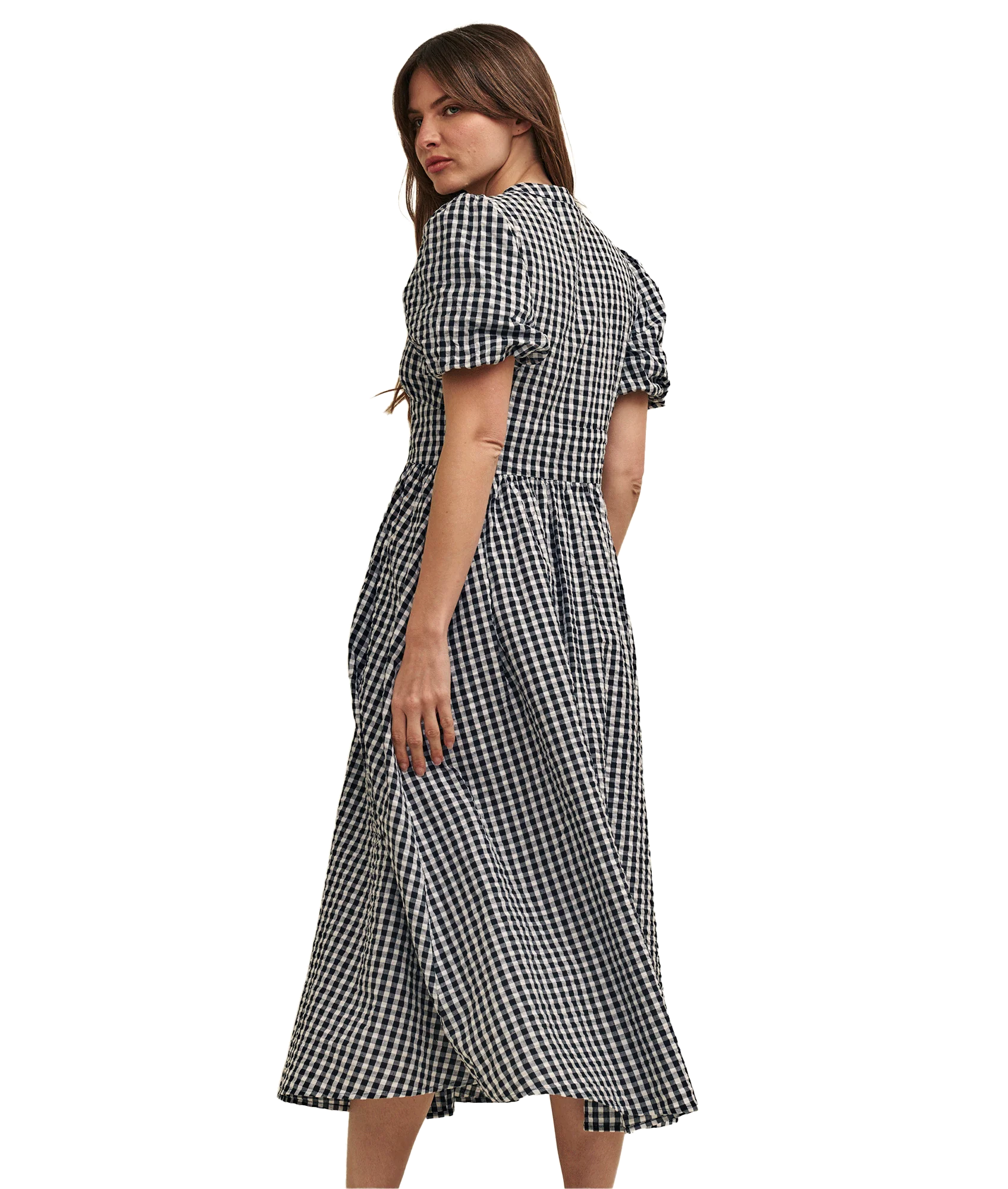 Starlight Midi Dress - Black - Image 2