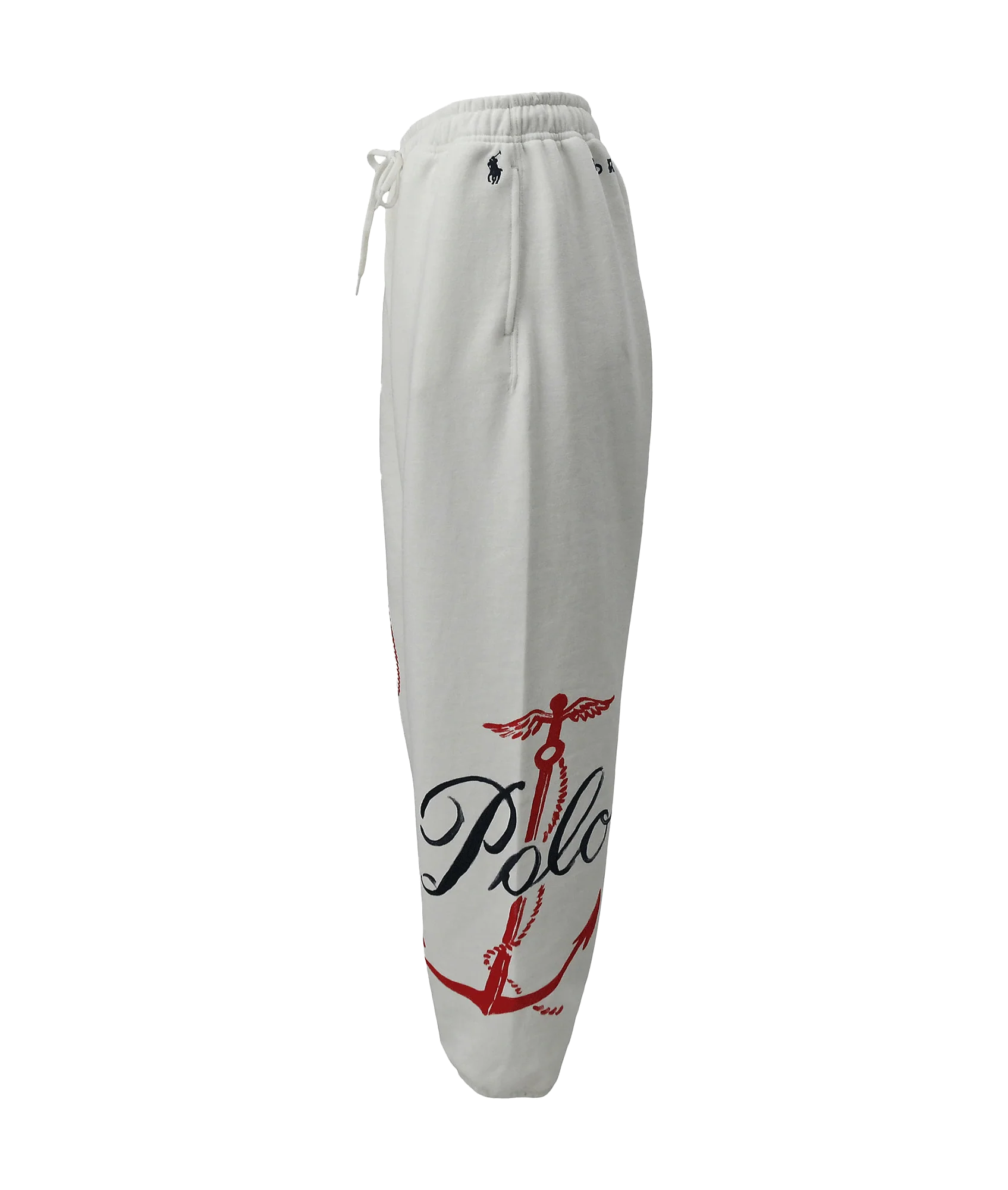Nautical Logo Fleece Sweatpant - White - Image 2
