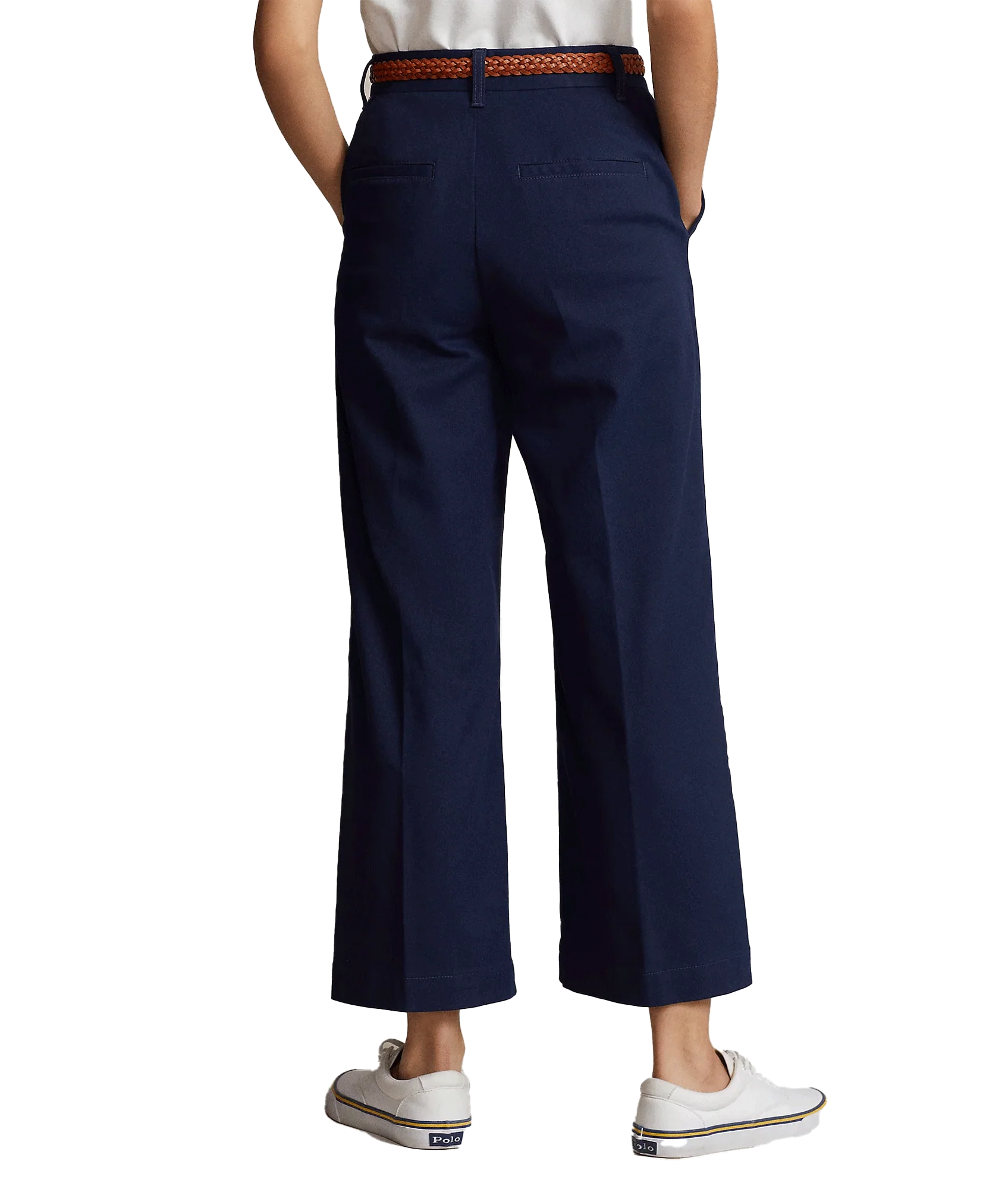 Chino Wide-leg Pant - Navy - Image 4