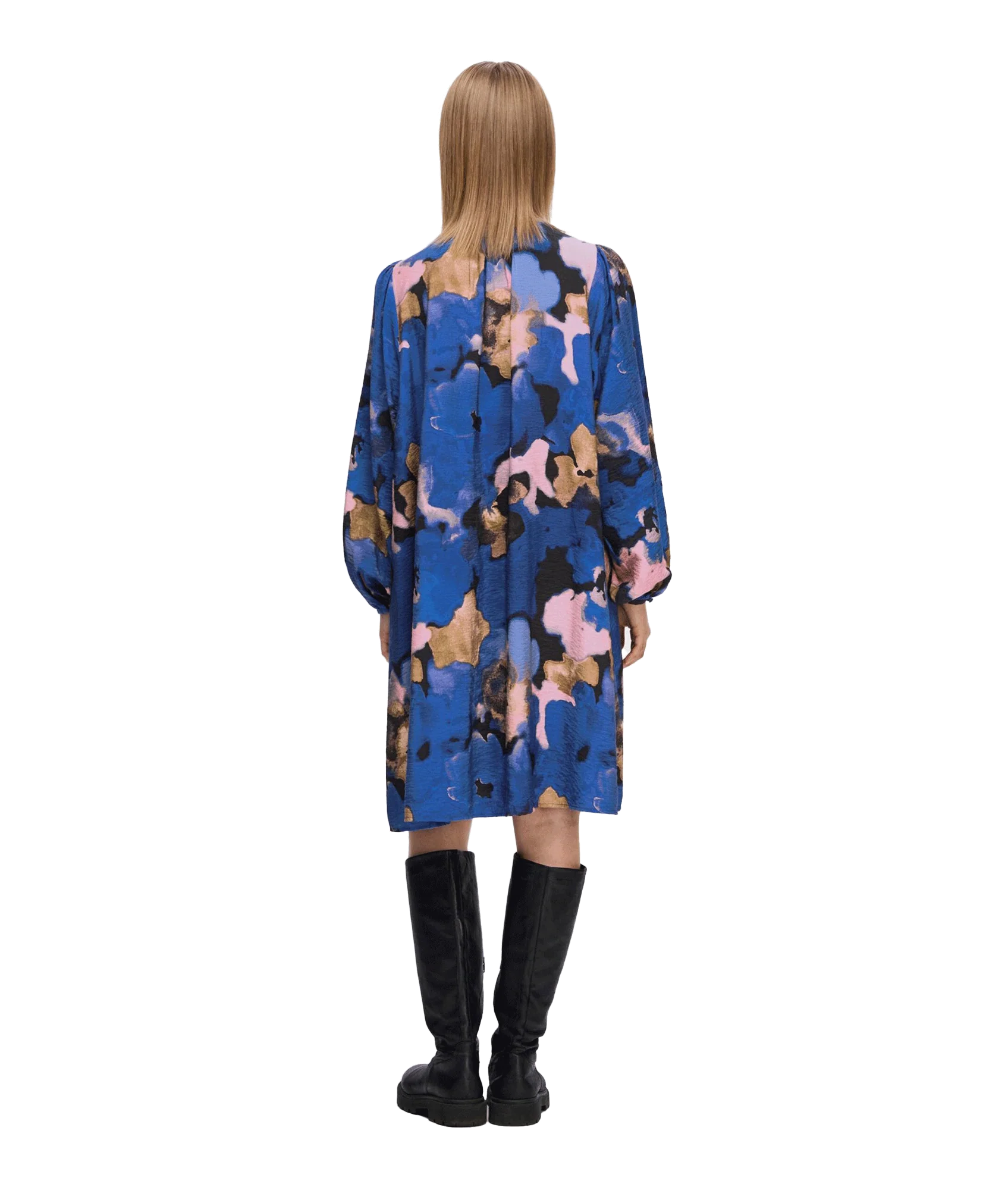 Printed Mini Dress - Dark Sapphire - Image 2