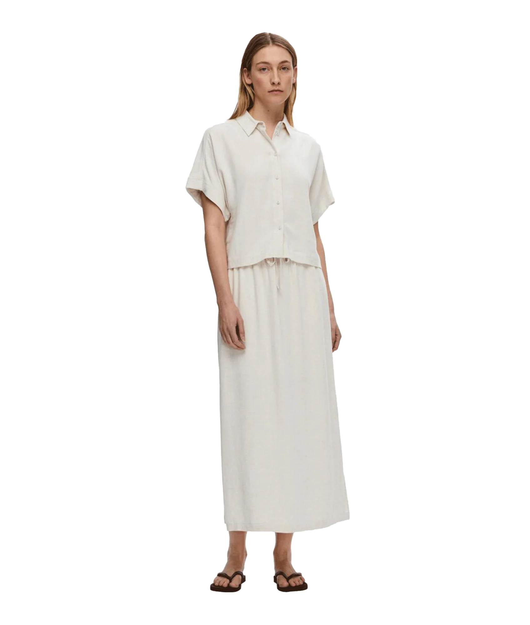 Viva Ss Cropped Sun Shirt - Image 3