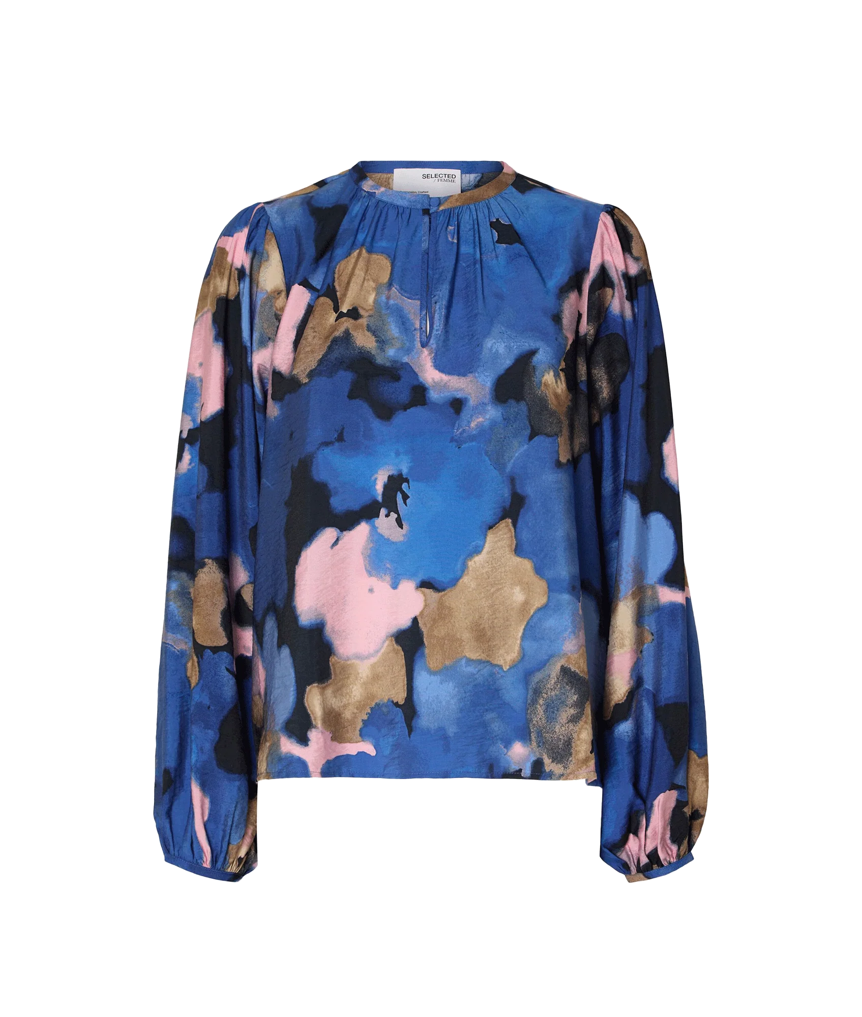 Printed Blouse - Dark Sapphire
