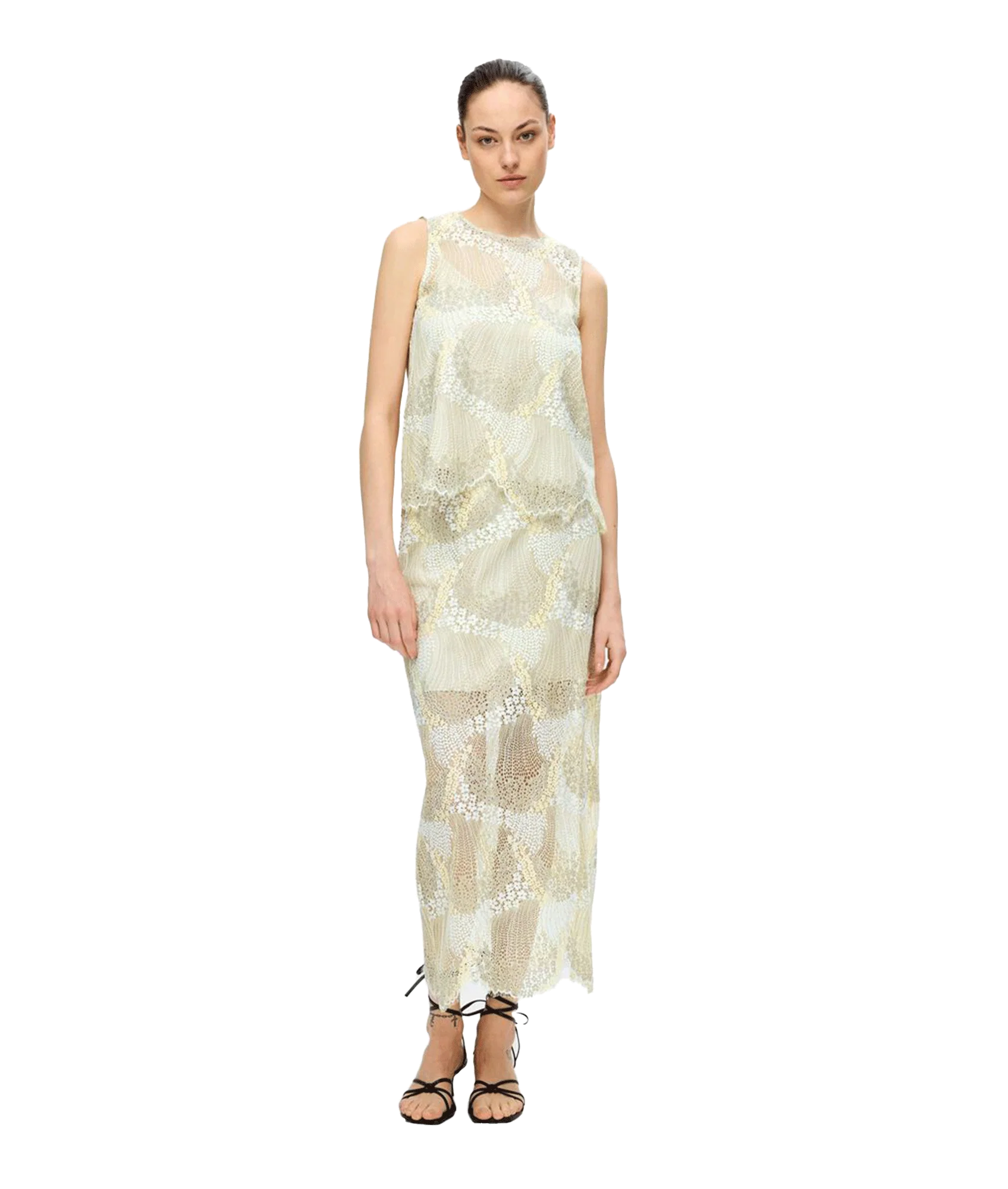 Lace Top - Cream - Image 5