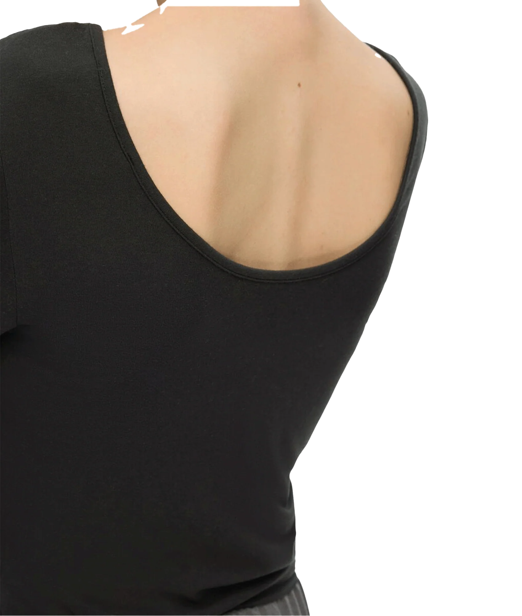 Reversible Long-sleeved T-shirt - Black - Image 5