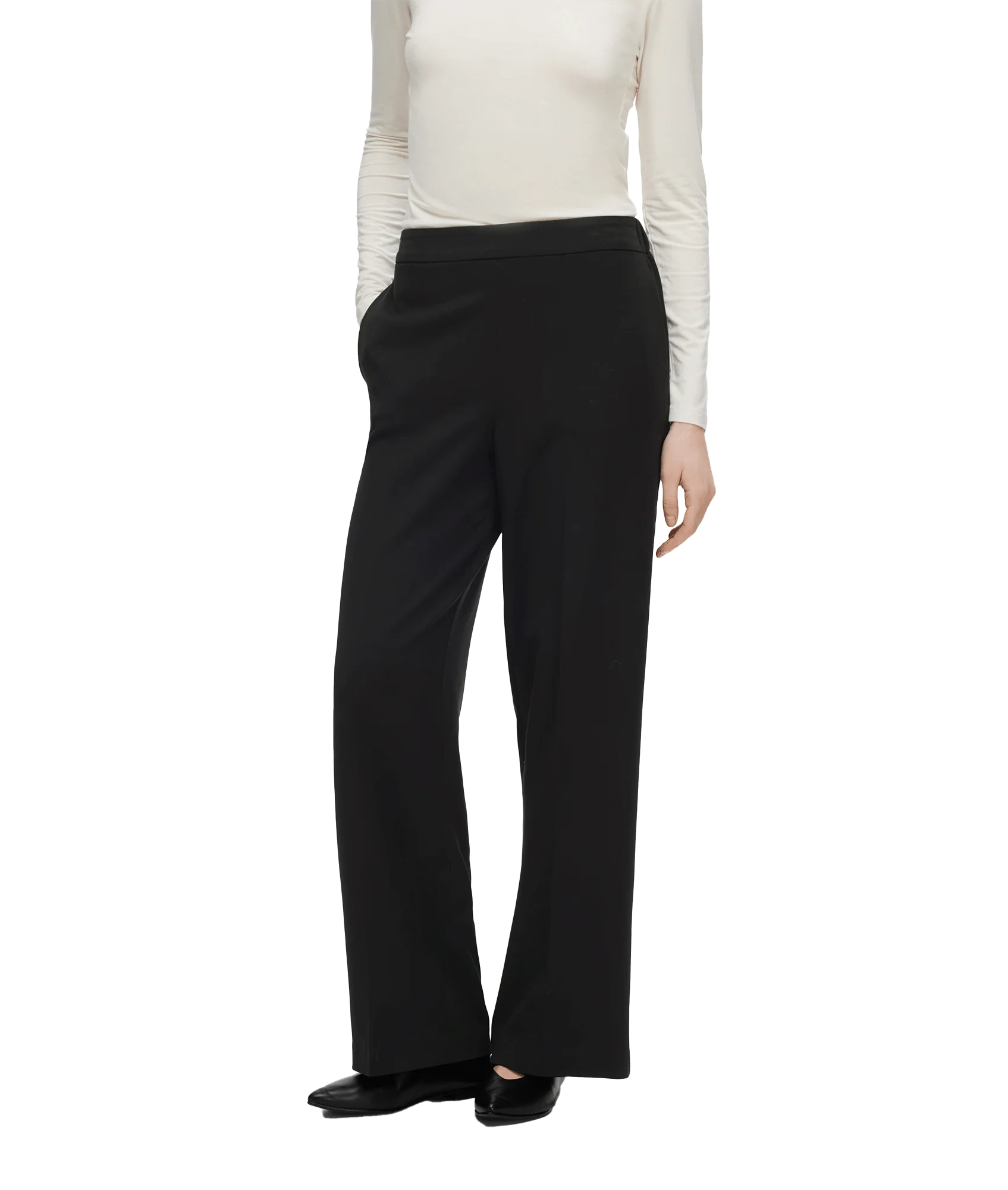Tara Wide Pants - Black - Image 2