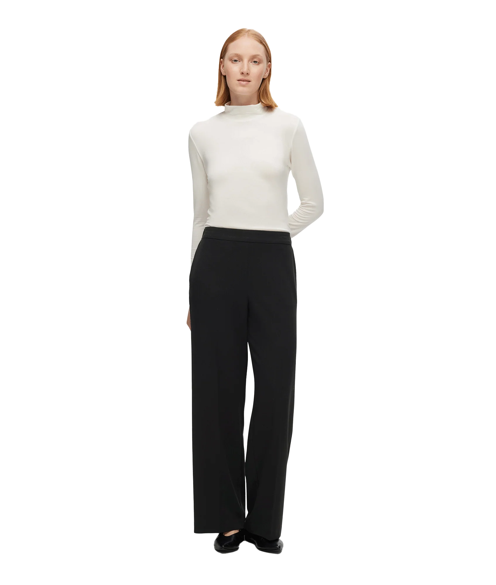 Tara Wide Pants - Black - Image 3