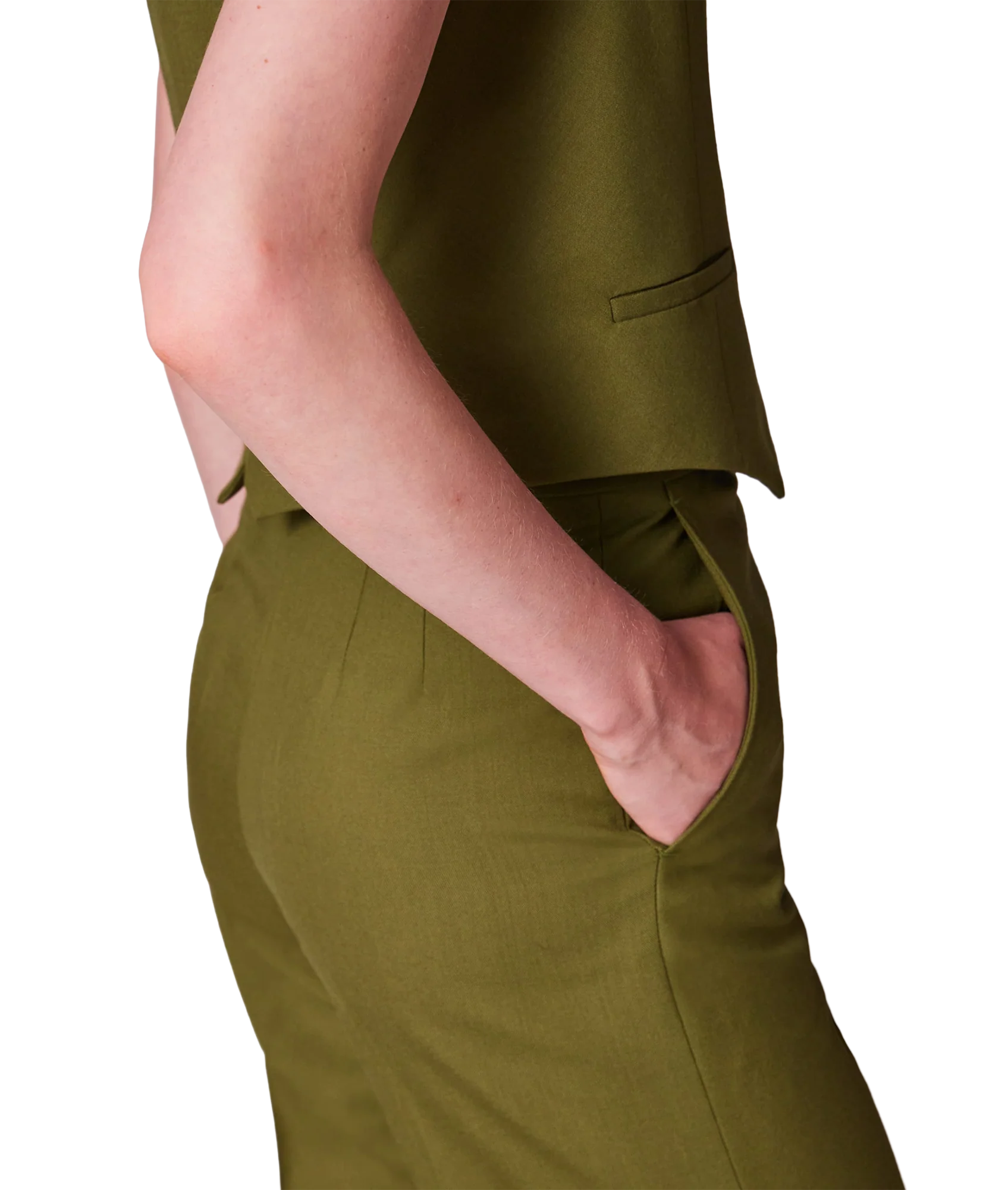 Womens Trousers - Green - Image 4