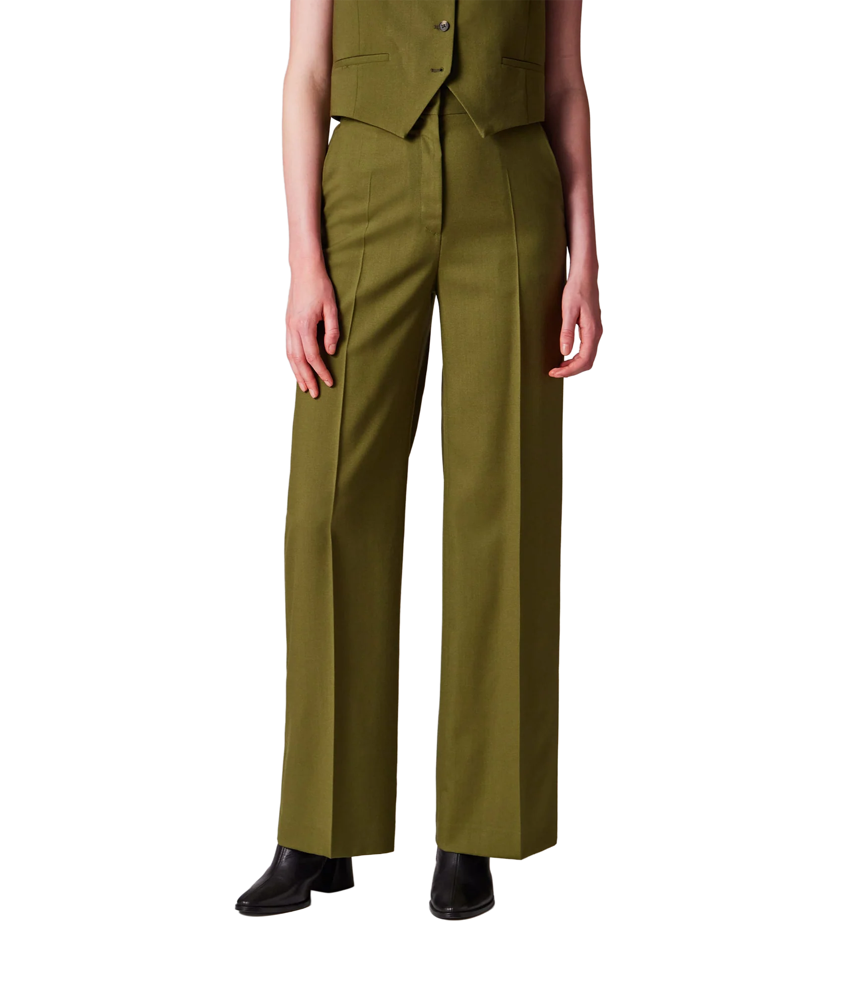 Womens Trousers - Green - Image 5