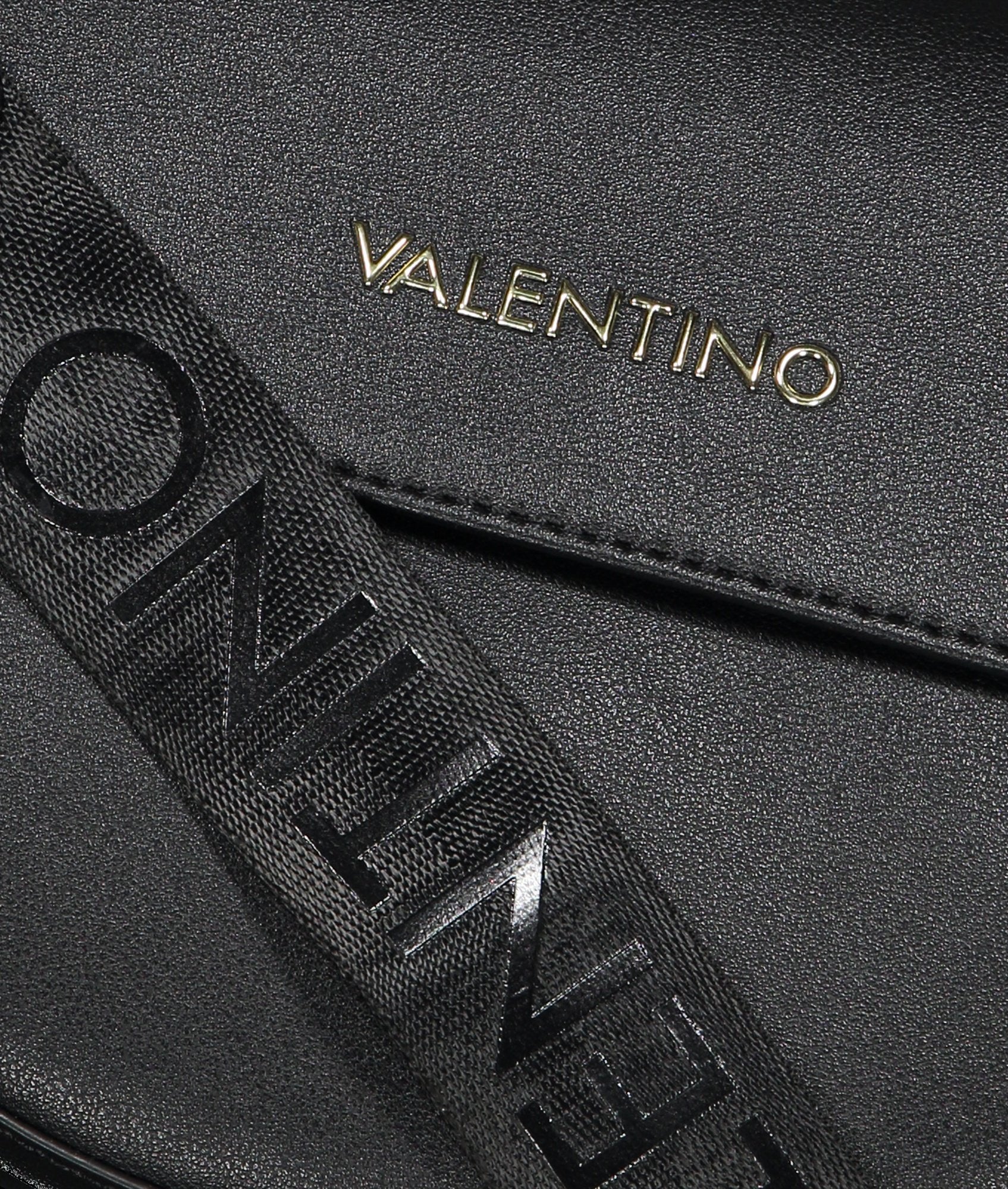 Semi-Circular Crossbody Bag - Black - Image 5