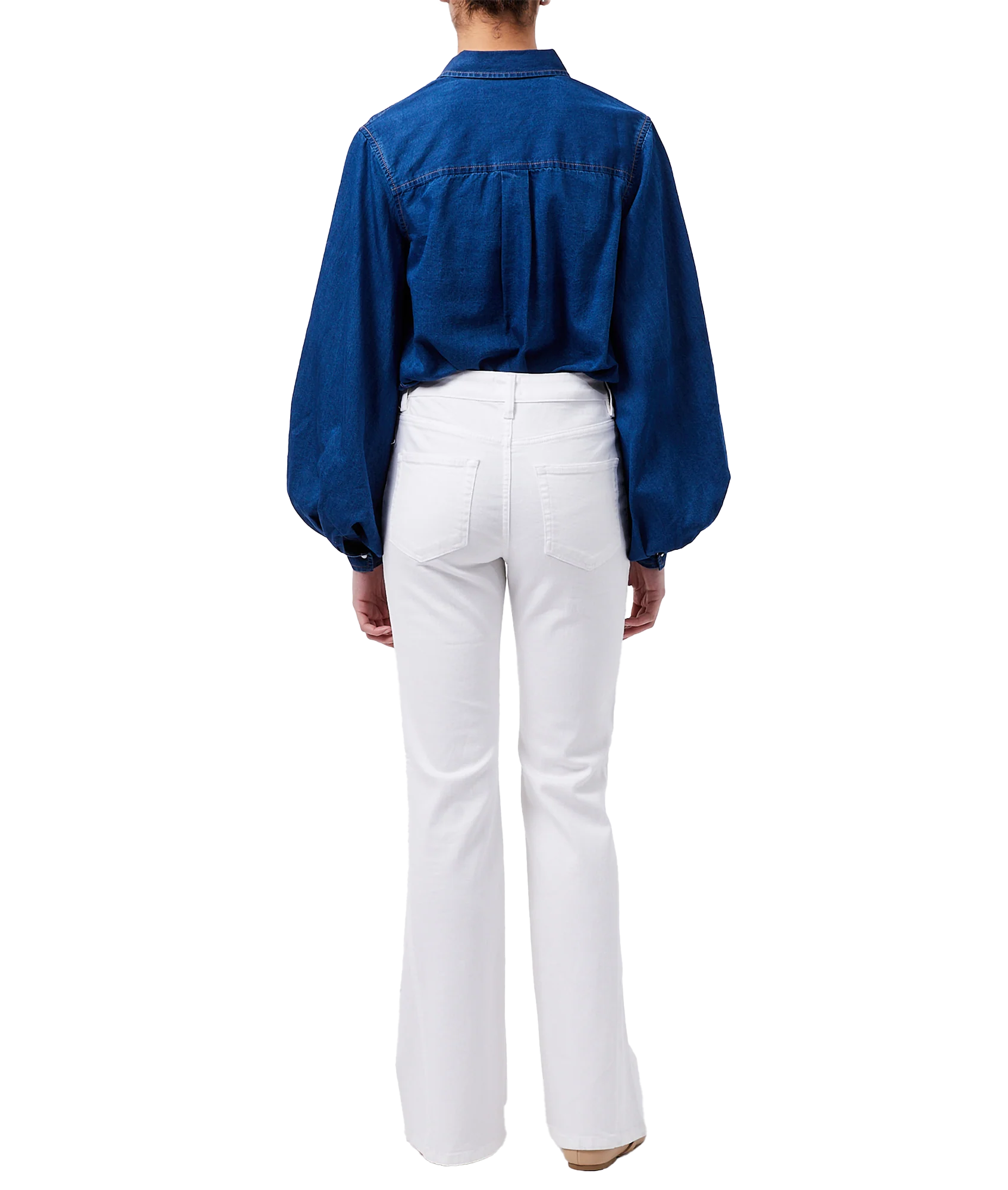 Zaves Chambray Slv Shirt - Blue - Image 3