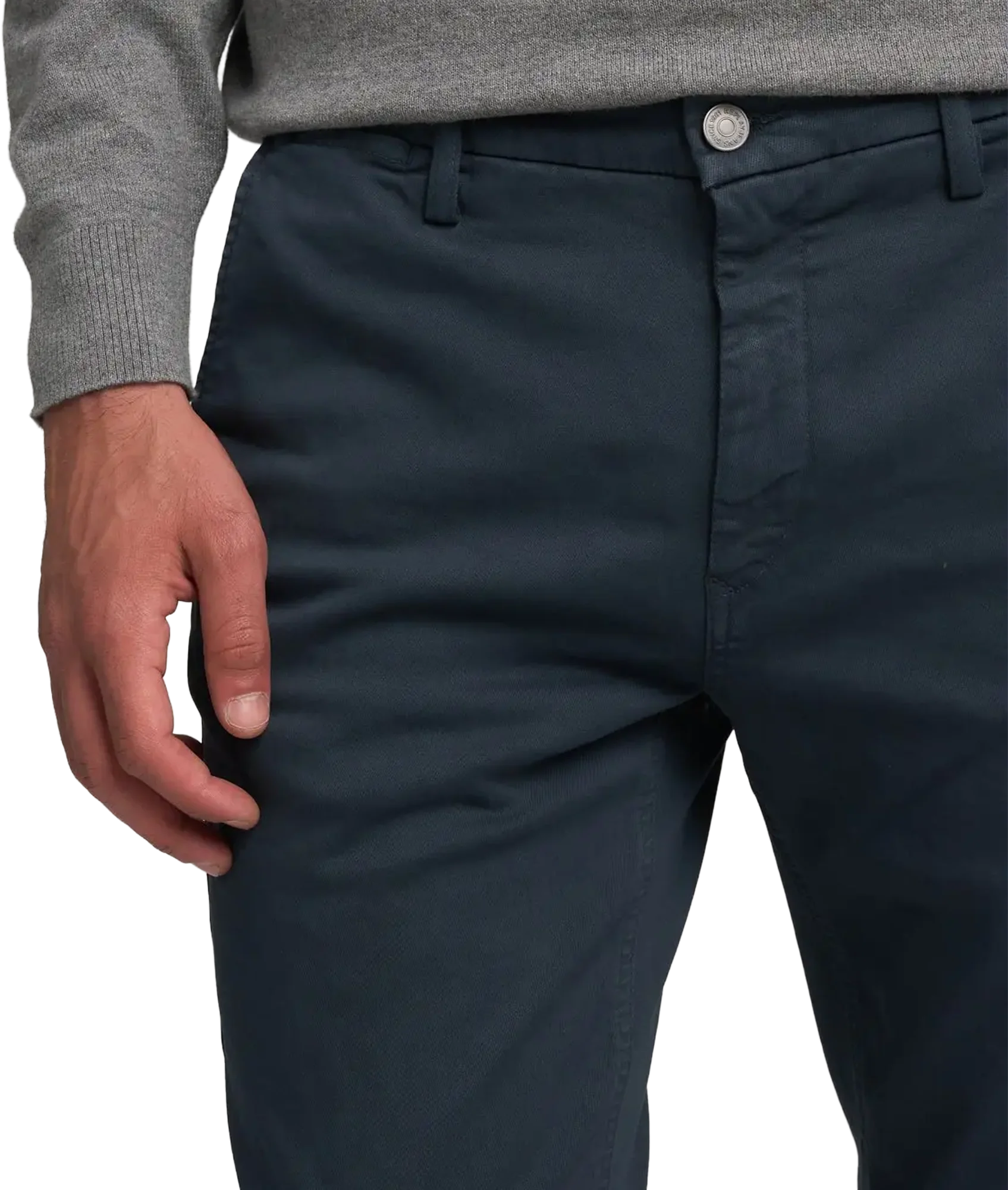 Zeumar Slim-Fit Chino Jeans - Blue - Image 4