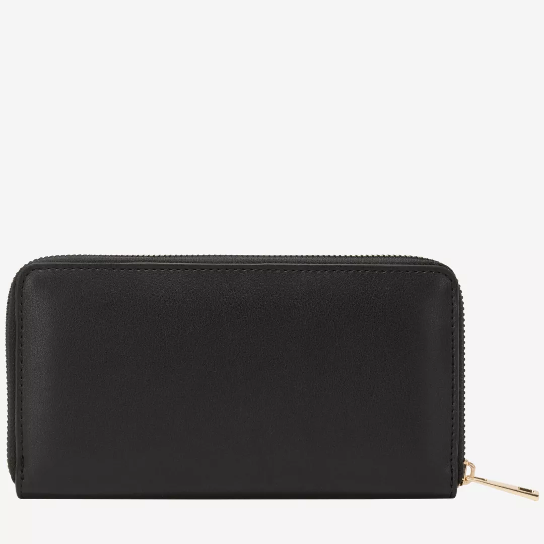 Zip Round Purse - Black - Image 3